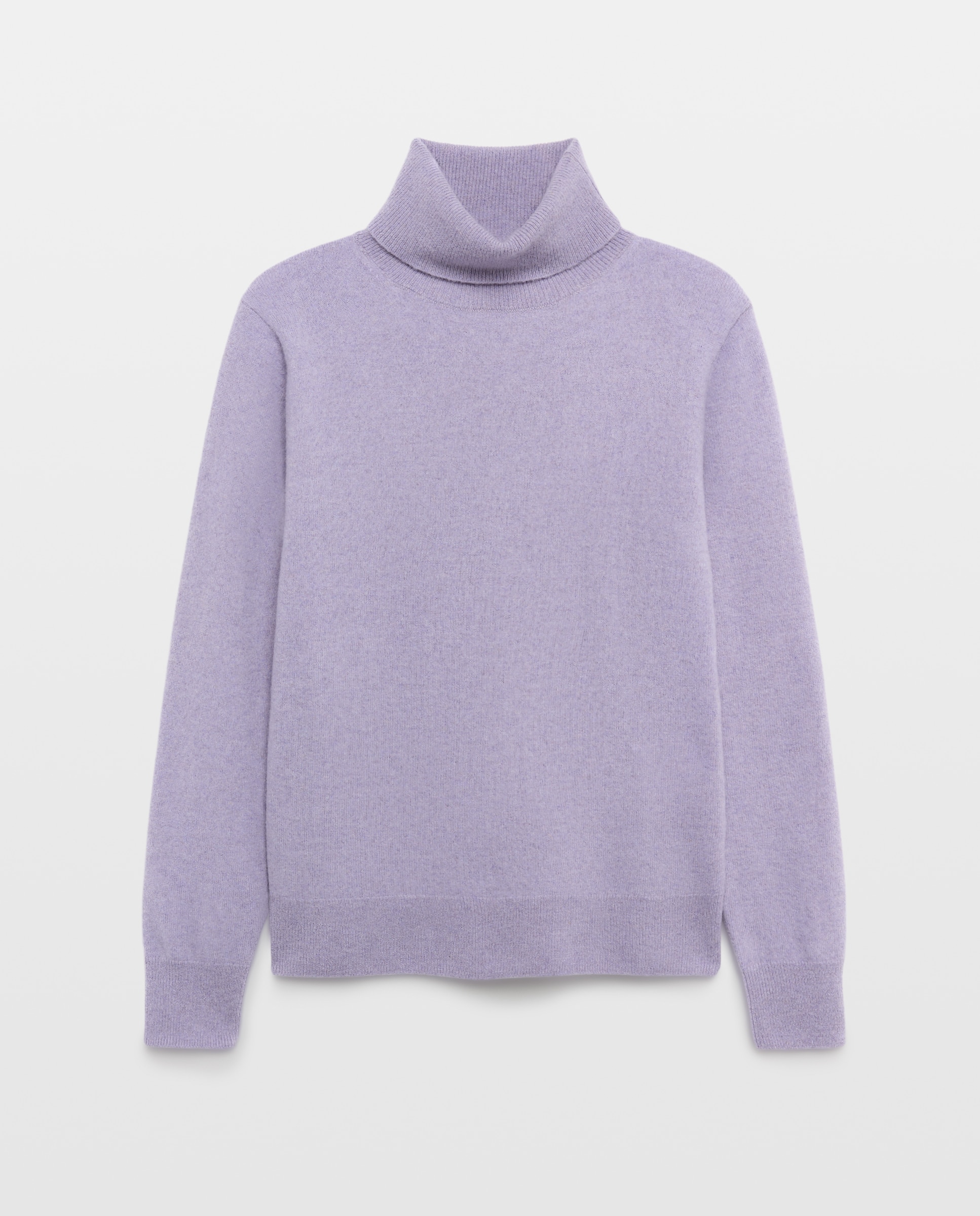 Jersey cuello vuelto en lana con cashmere de mujer. - Easy Wear - 284 Lila 284 Lila-4