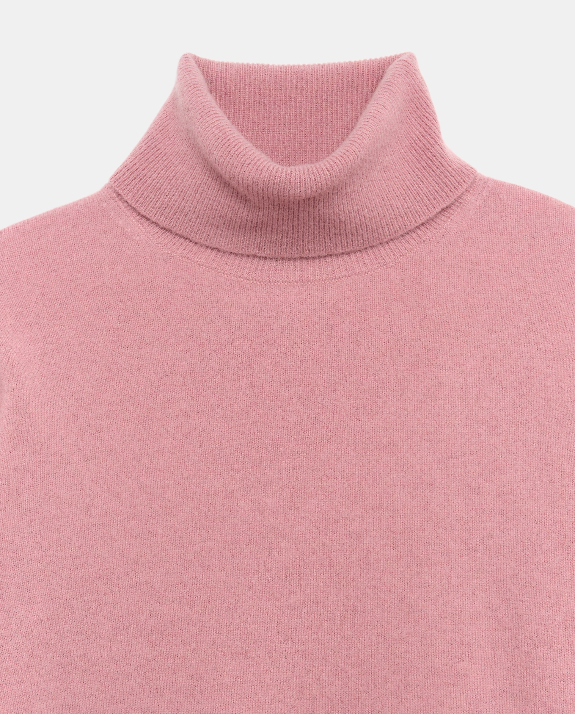 Jersey cuello vuelto en lana con cashmere de mujer. - Easy Wear - 200 Rosa 200 Rosa-7