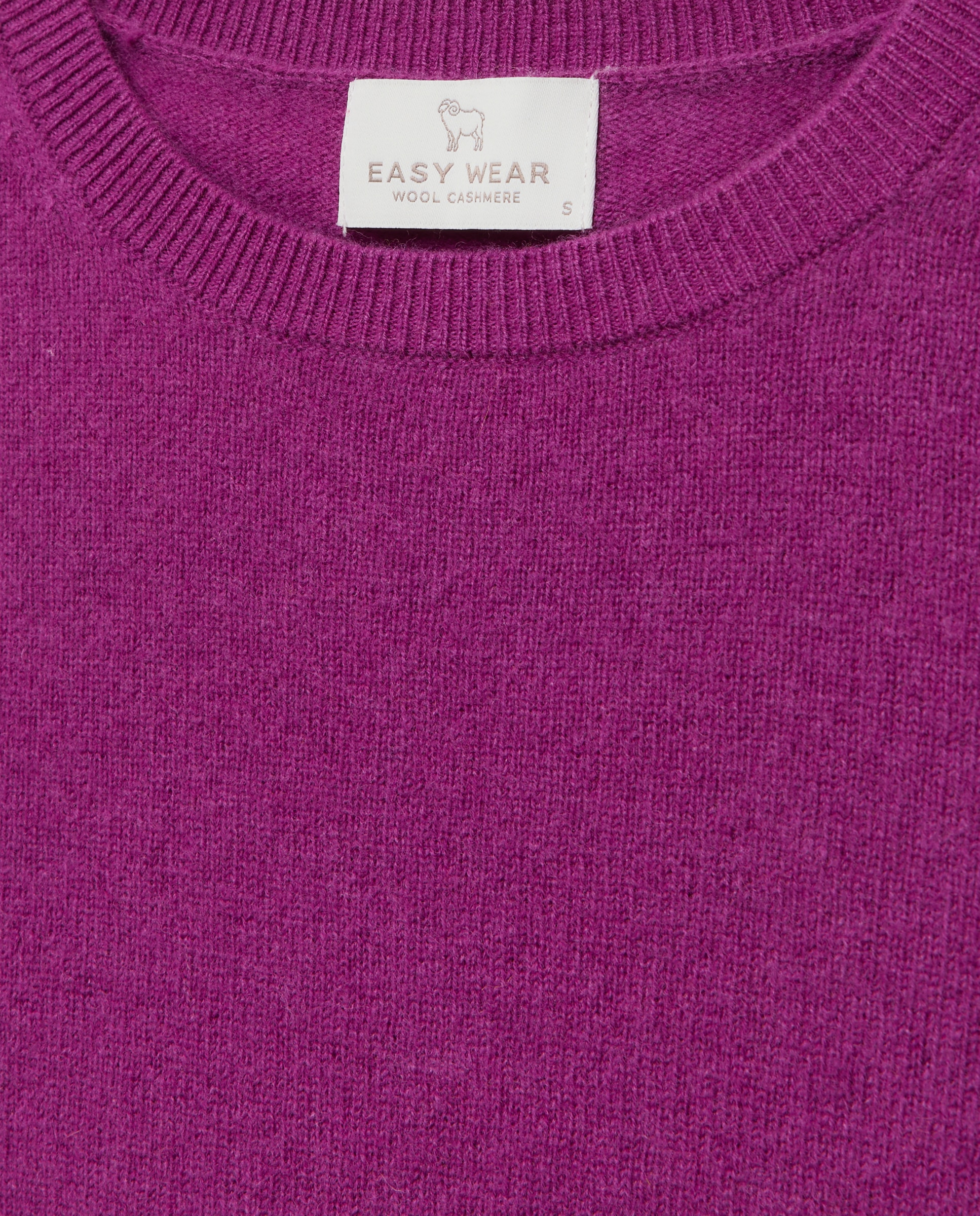 Jersey cuello redondo en lana con cashmere de mujer. - Easy Wear - Buganvilla Buganvilla-2
