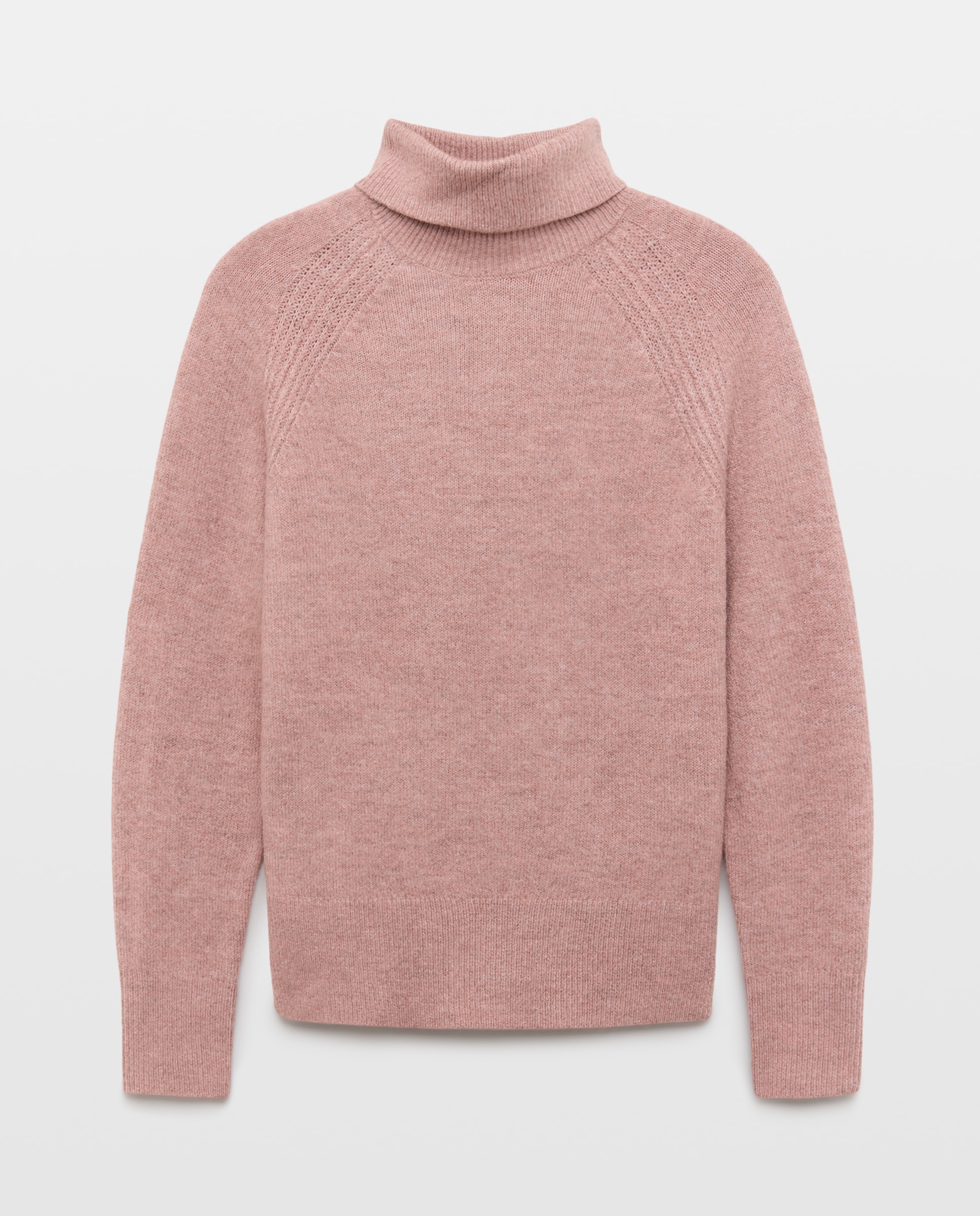 Jersey cuello alto soft de mujer - Easy Wear - 220 Rosa palo 220 Rosa palo-4
