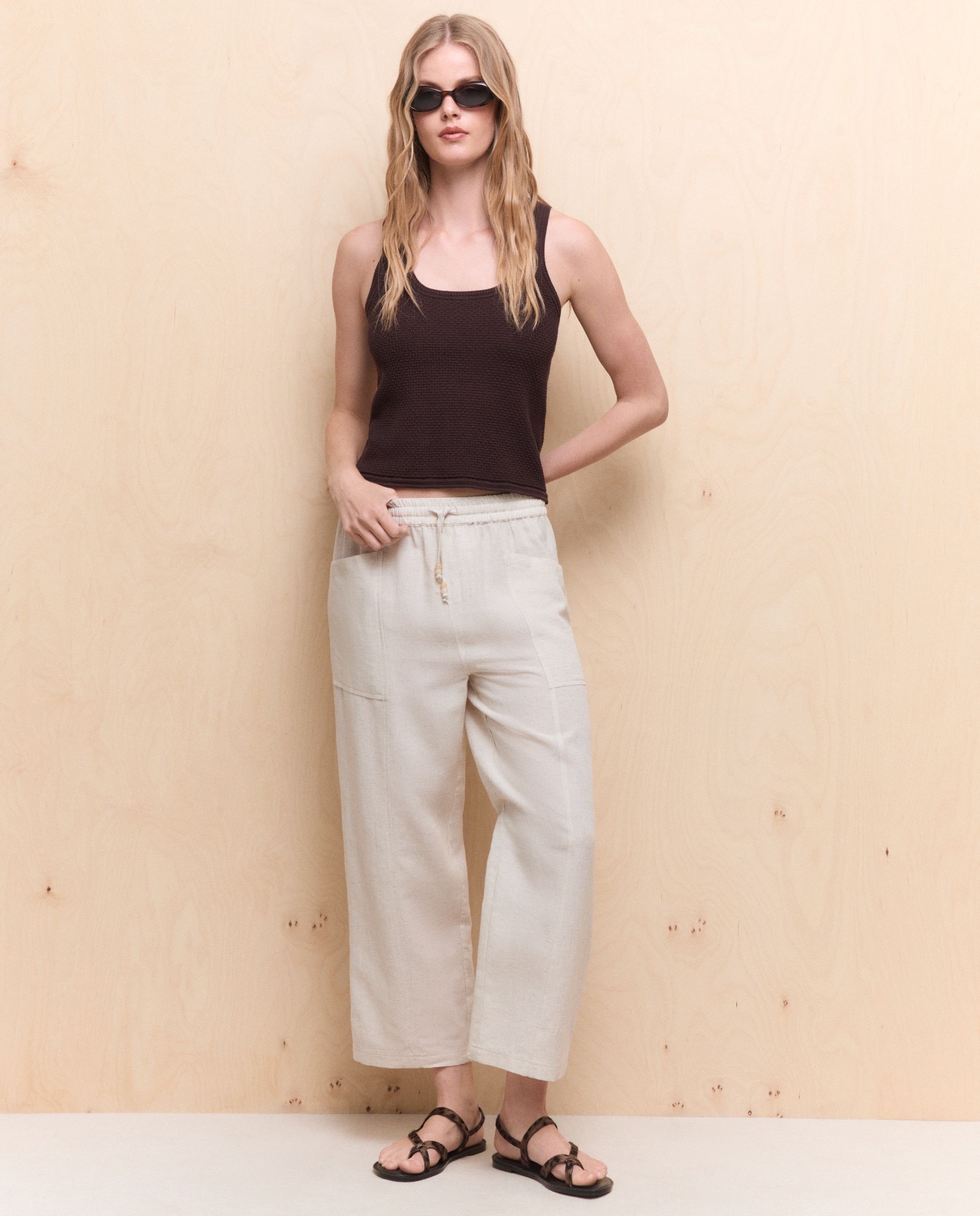 Top tirantes punto estructura - Easy Wear - Mostaza Mostaza-3