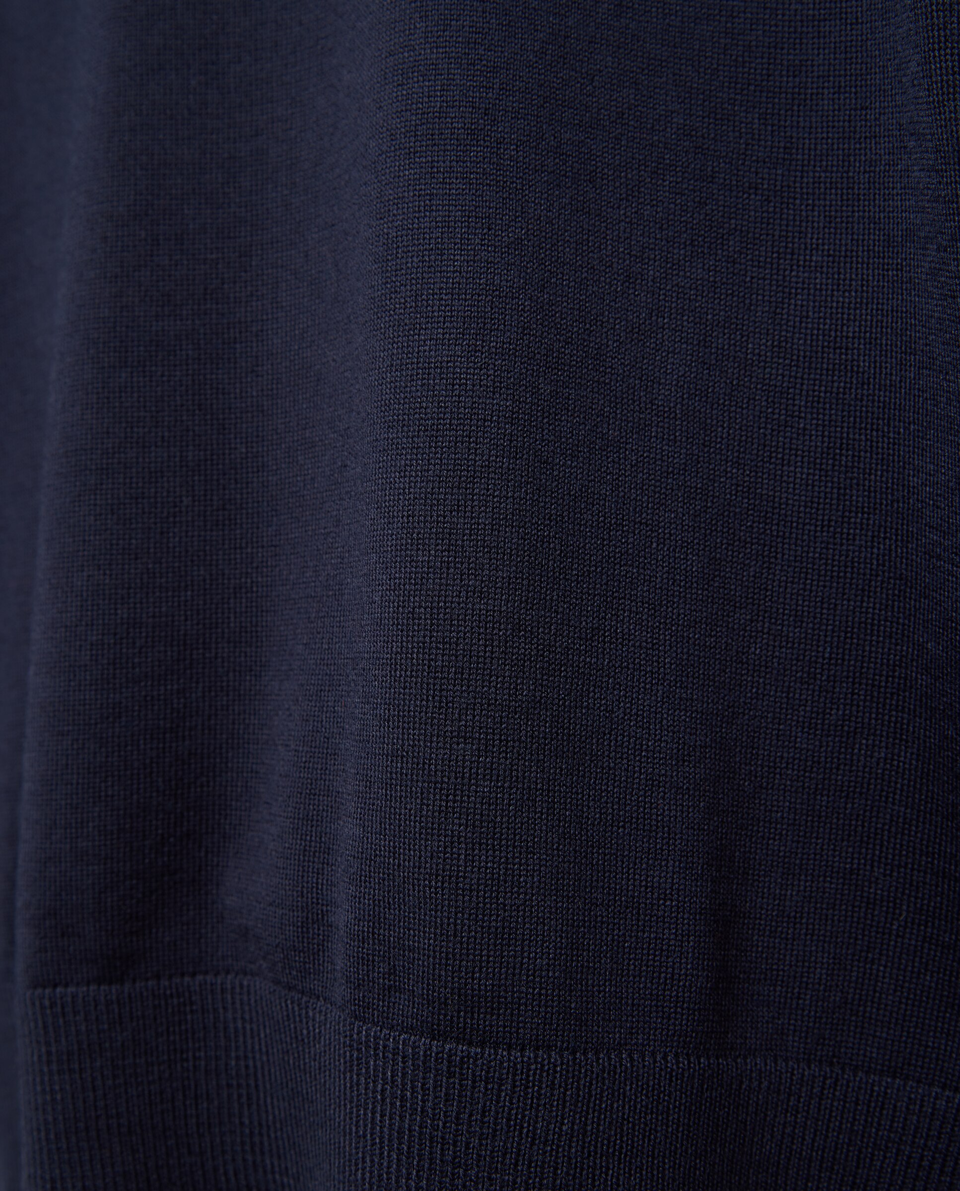 Jersey de mujer cuello caja con lana - Easy Wear - Azul marino Azul marino-5