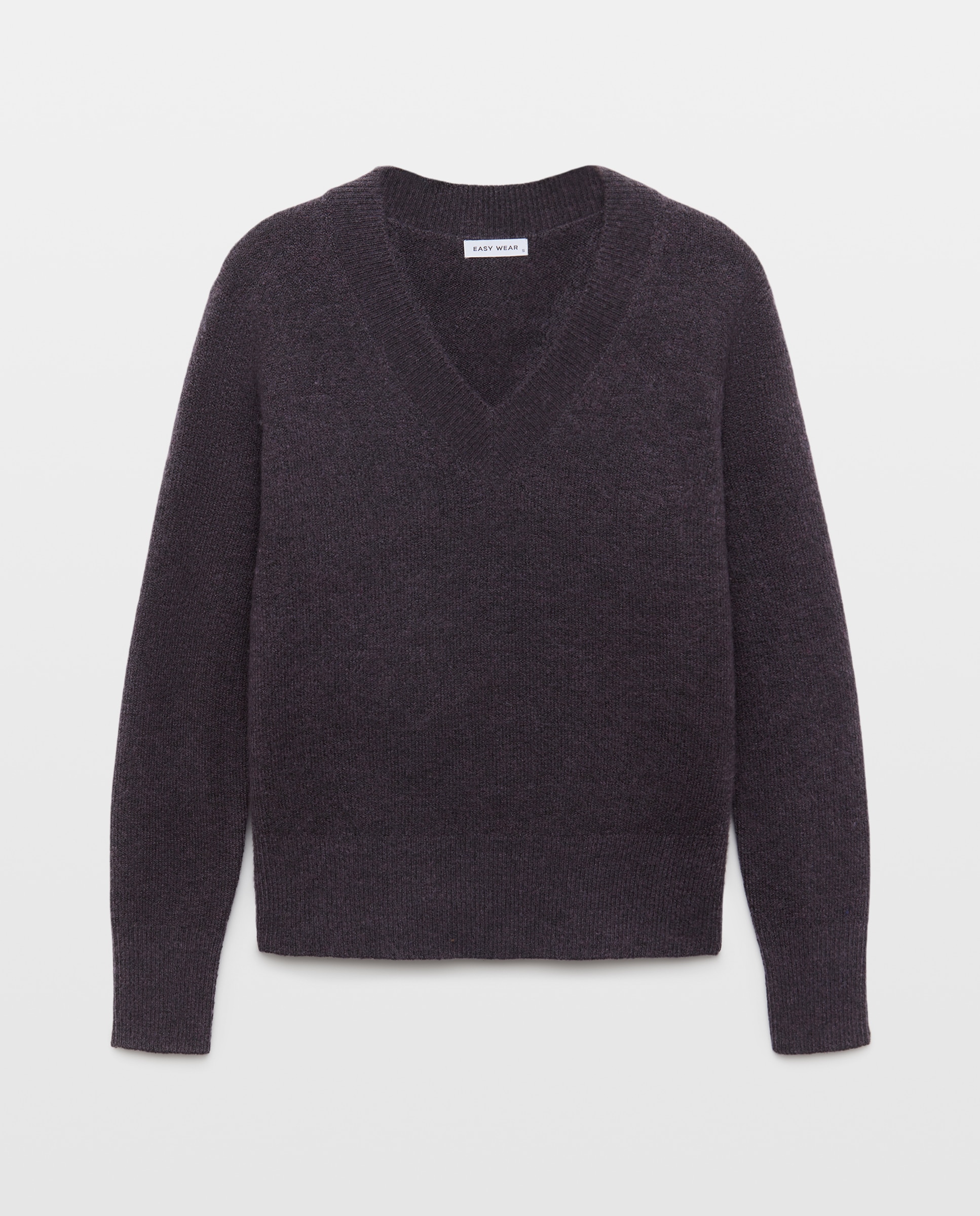Jersey cuello pico soft de mujer - Easy Wear - Morado Morado-4