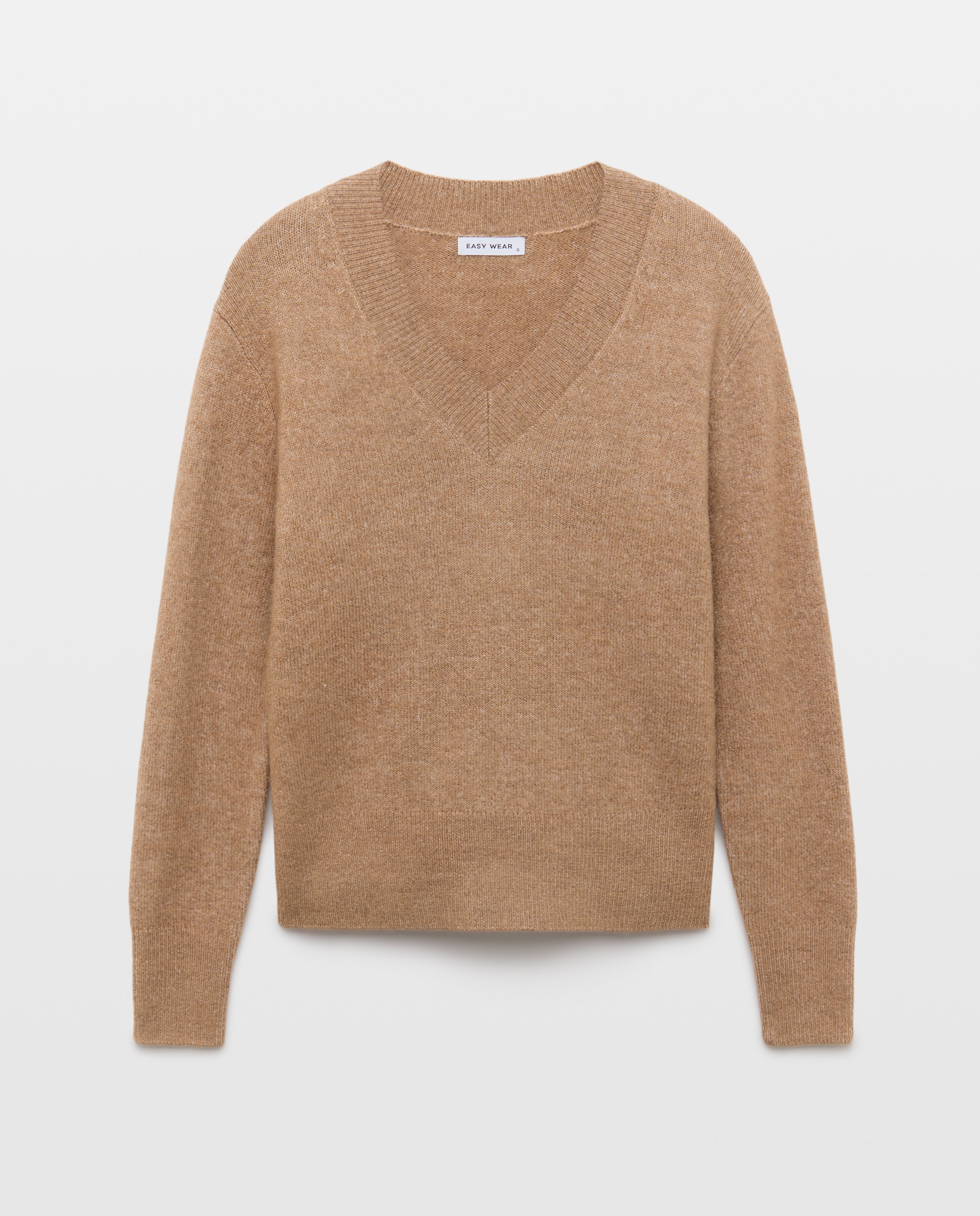 Jersey cuello pico soft de mujer - Easy Wear - 730 Camel 730 Camel-4