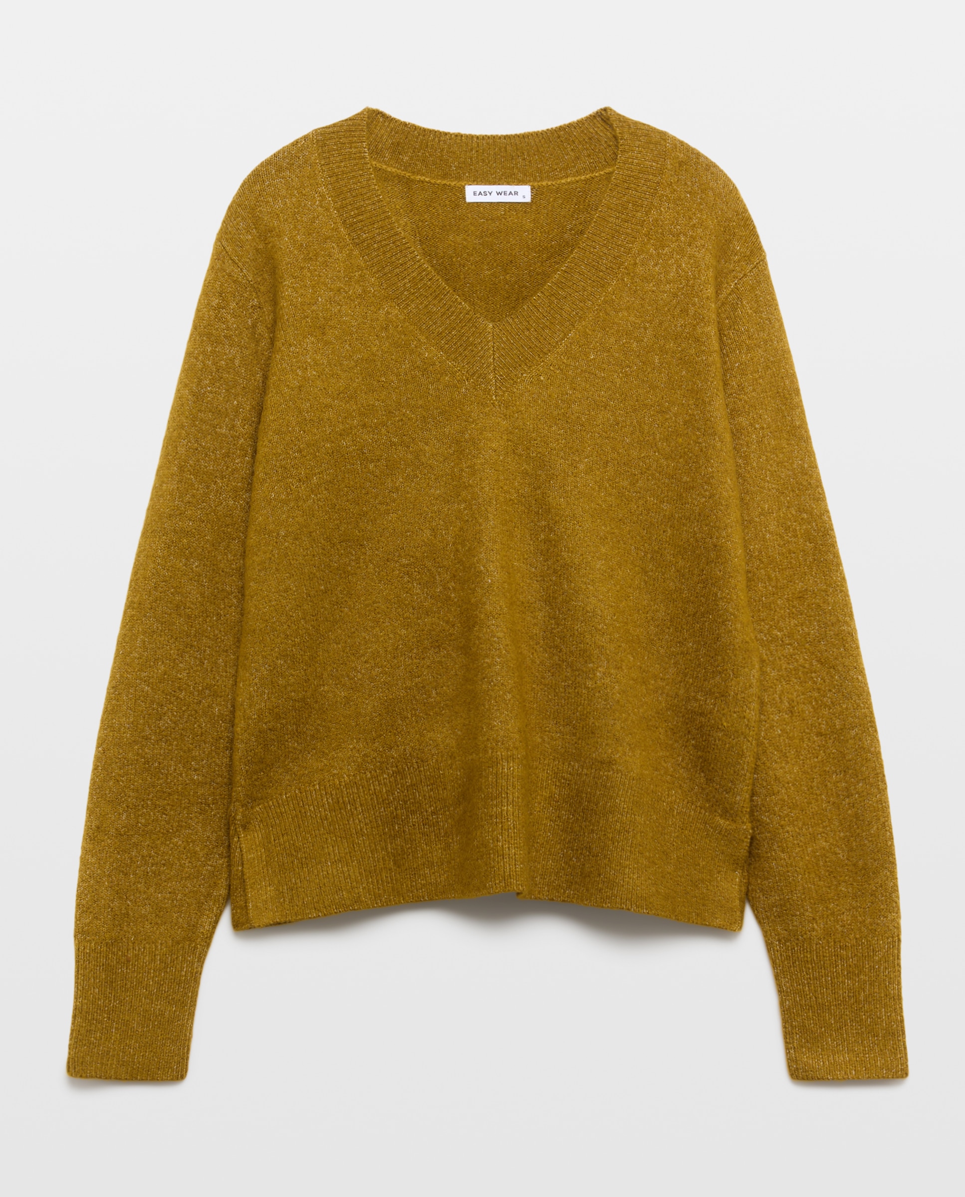 Jersey cuello pico soft de mujer - Easy Wear - 560 Oliva 560 Oliva-4