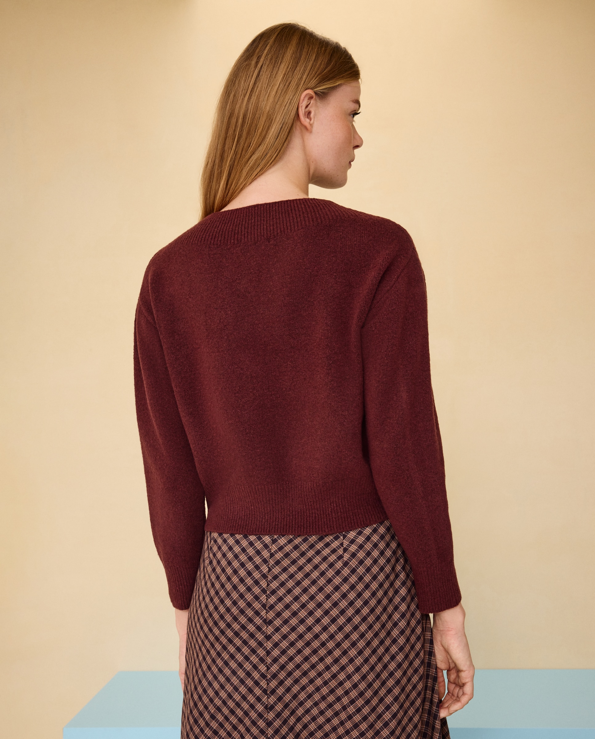 Jersey cuello redondo con aplicación piedras de mujer - Easy Wear - 830 Antracita 830 Antracita-3