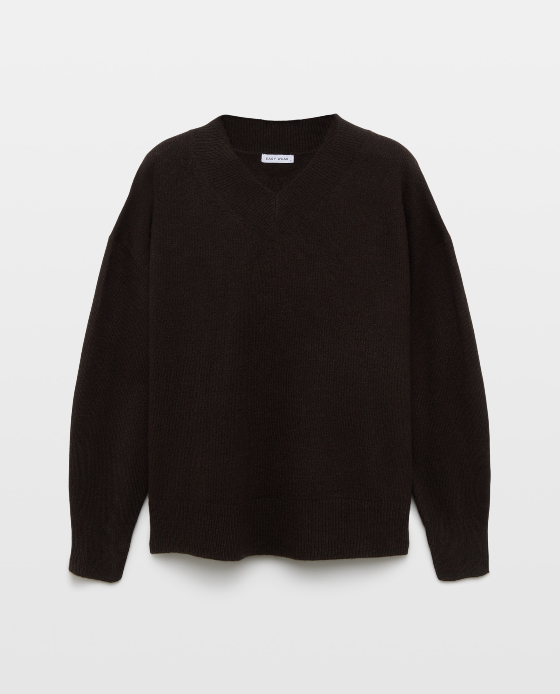 Imagem 0 de Camisola de Malha com Decote em Bico Subido Soft