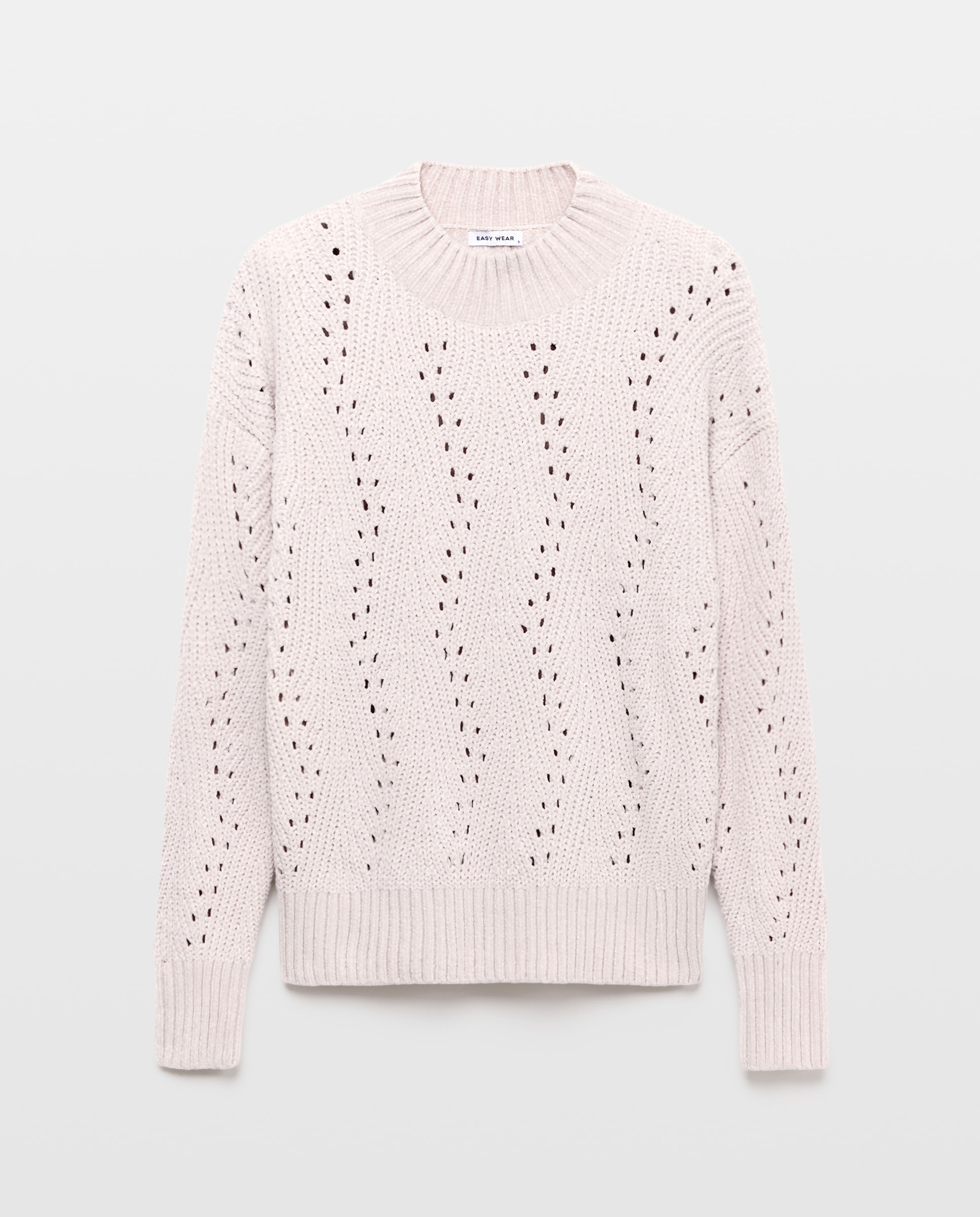 Jersey de mujer con estructura en chenilla de mujer - Easy Wear - 120 Crudo 120 Crudo-4