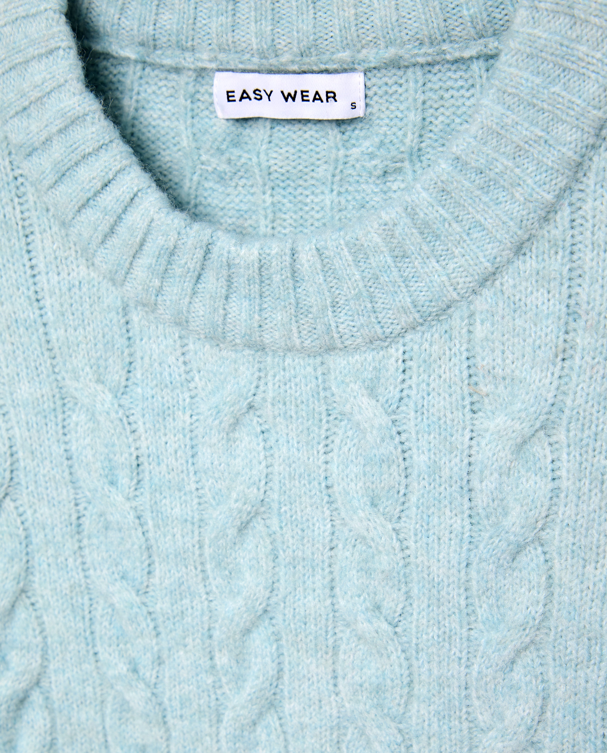 Imagen 5 de Jersey cuello caja soft con estructura de ochos de mujer. - Easy Wear - Añil Añil