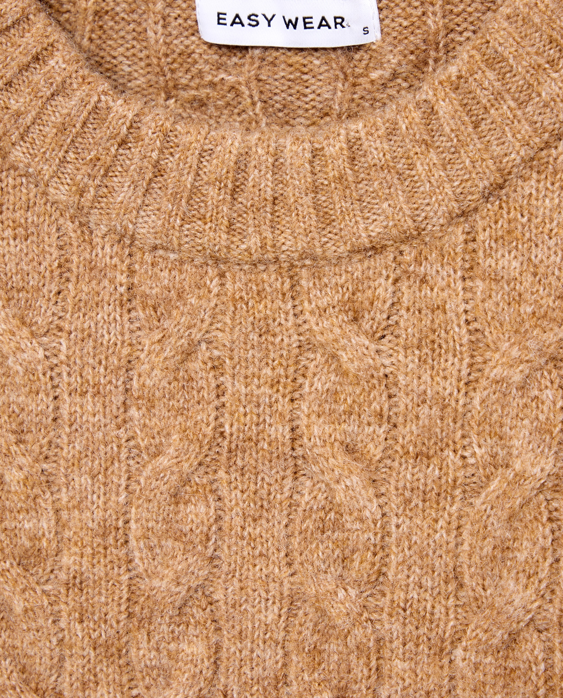 Imagen 5 de Jersey cuello caja soft con estructura de ochos de mujer. - Easy Wear - Toffee Toffee