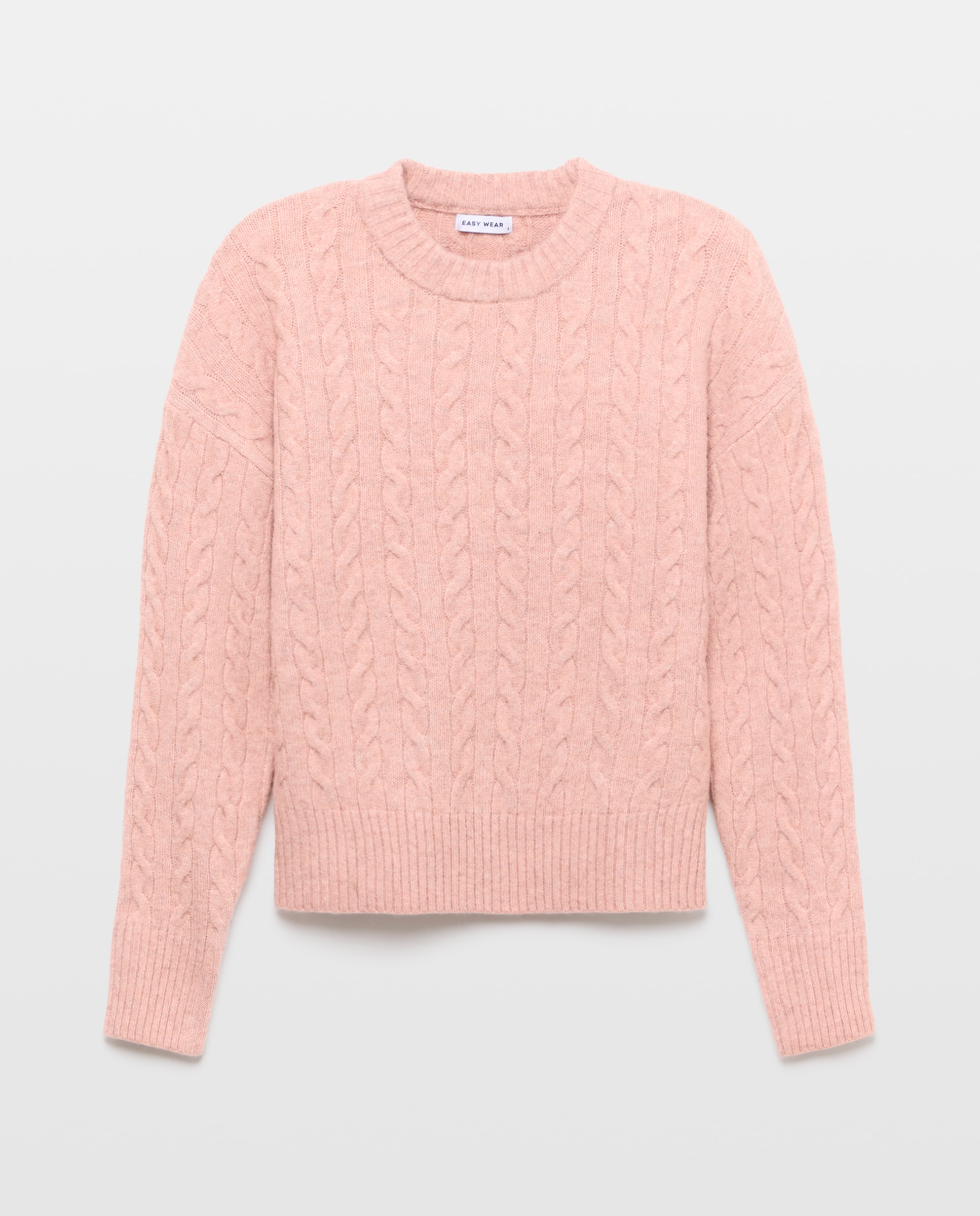 Imagen 5 de Jersey cuello caja soft con estructura de ochos de mujer. - Easy Wear - 220 Rosa palo 220 Rosa palo