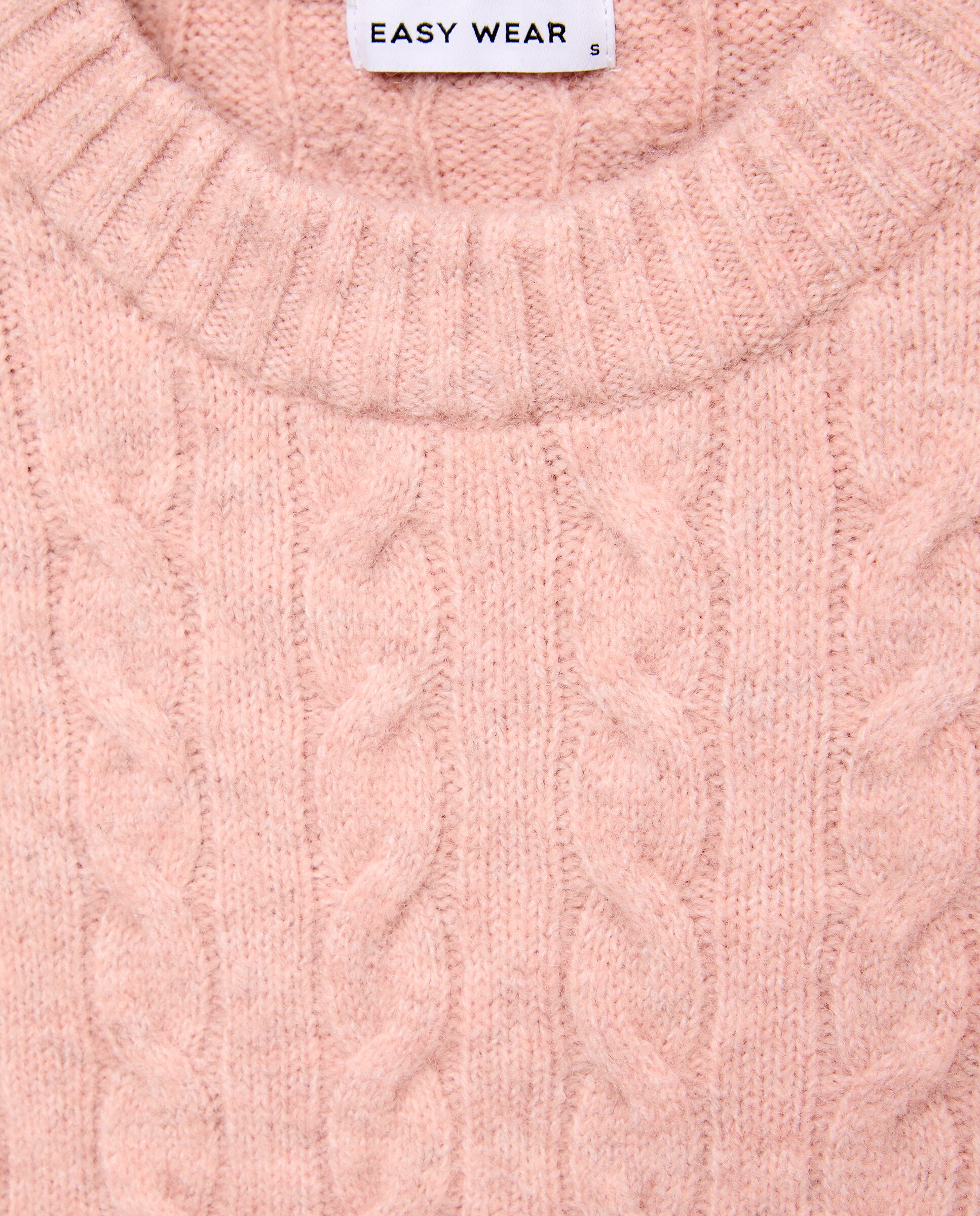 Imagen 6 de Jersey cuello caja soft con estructura de ochos de mujer. - Easy Wear - 220 Rosa palo 220 Rosa palo
