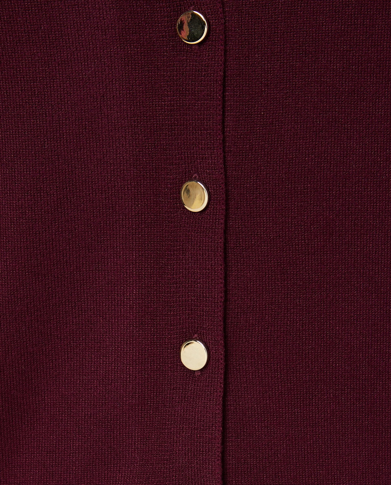 Casaco de Malha de Decote Redondo Bordeaux-6