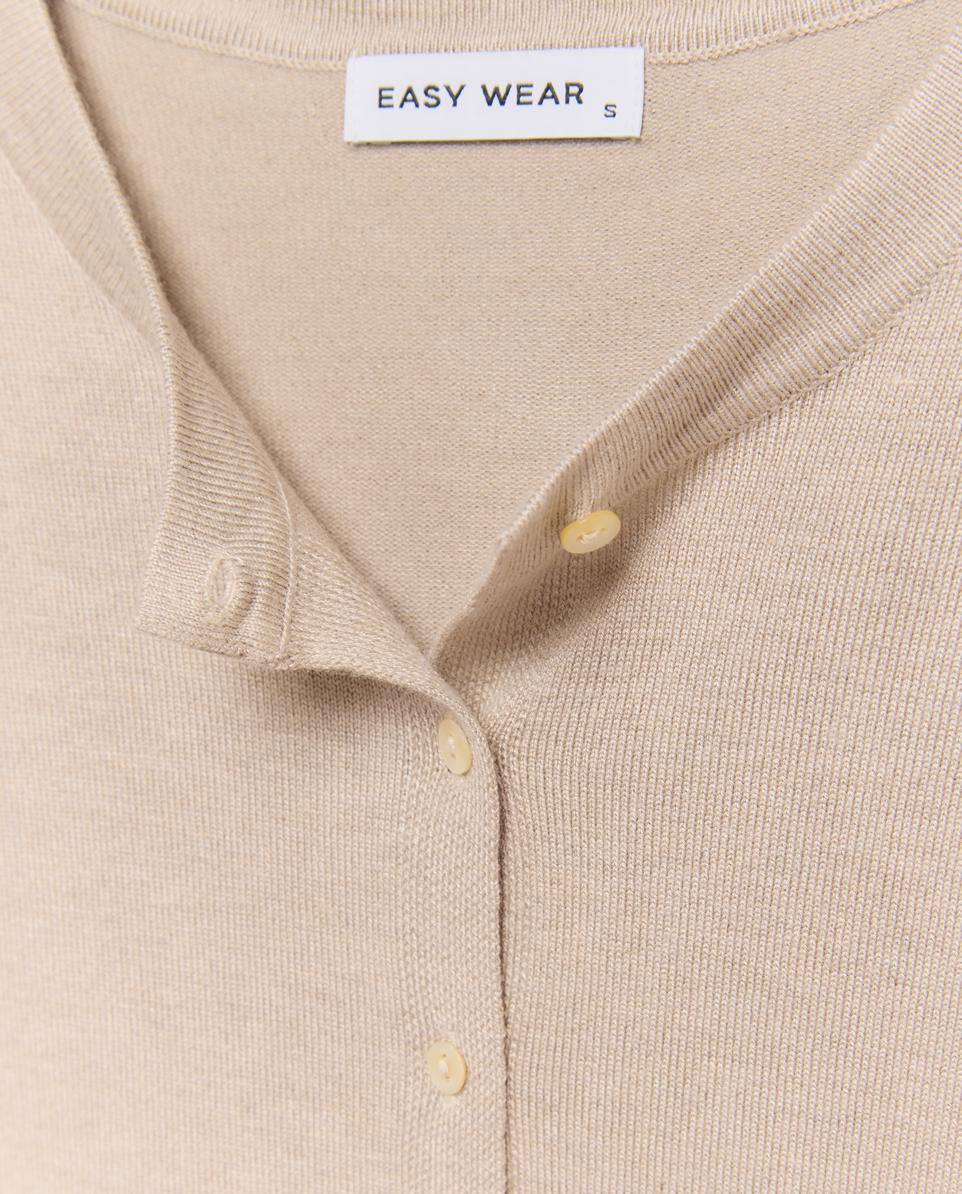 Chaqueta de punto de mujer cuello redondo - Easy Wear - 850 Piedra 850 Piedra-5