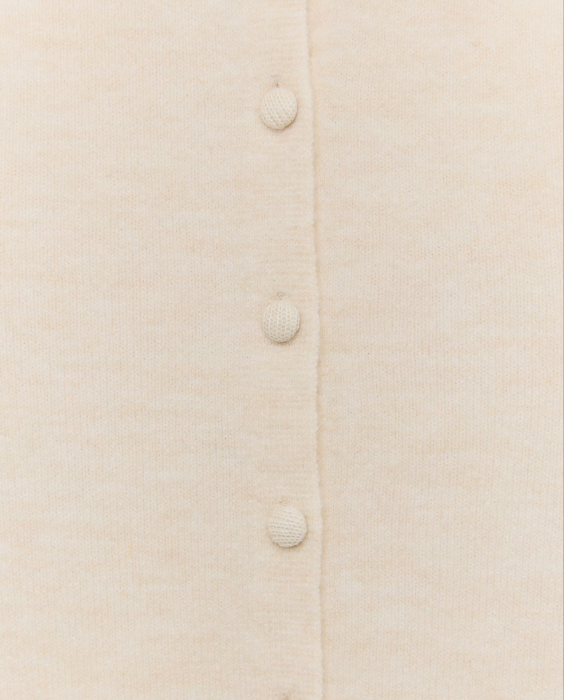 Chaqueta de punto con botón forrado de mujer. - Easy Wear - 120 Crudo 120 Crudo-2