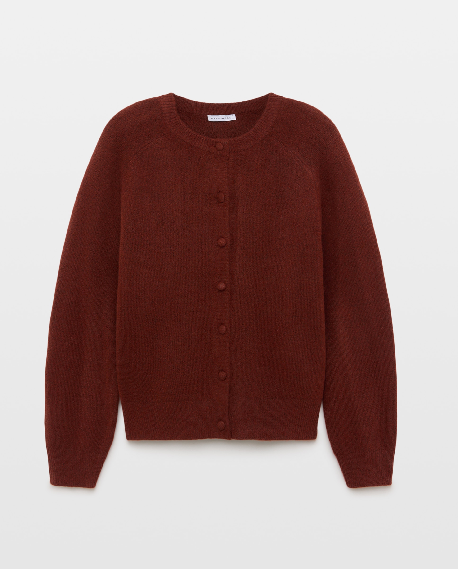 Chaqueta de punto con botón forrado de mujer. - Easy Wear - 740 Tabaco 740 Tabaco-4