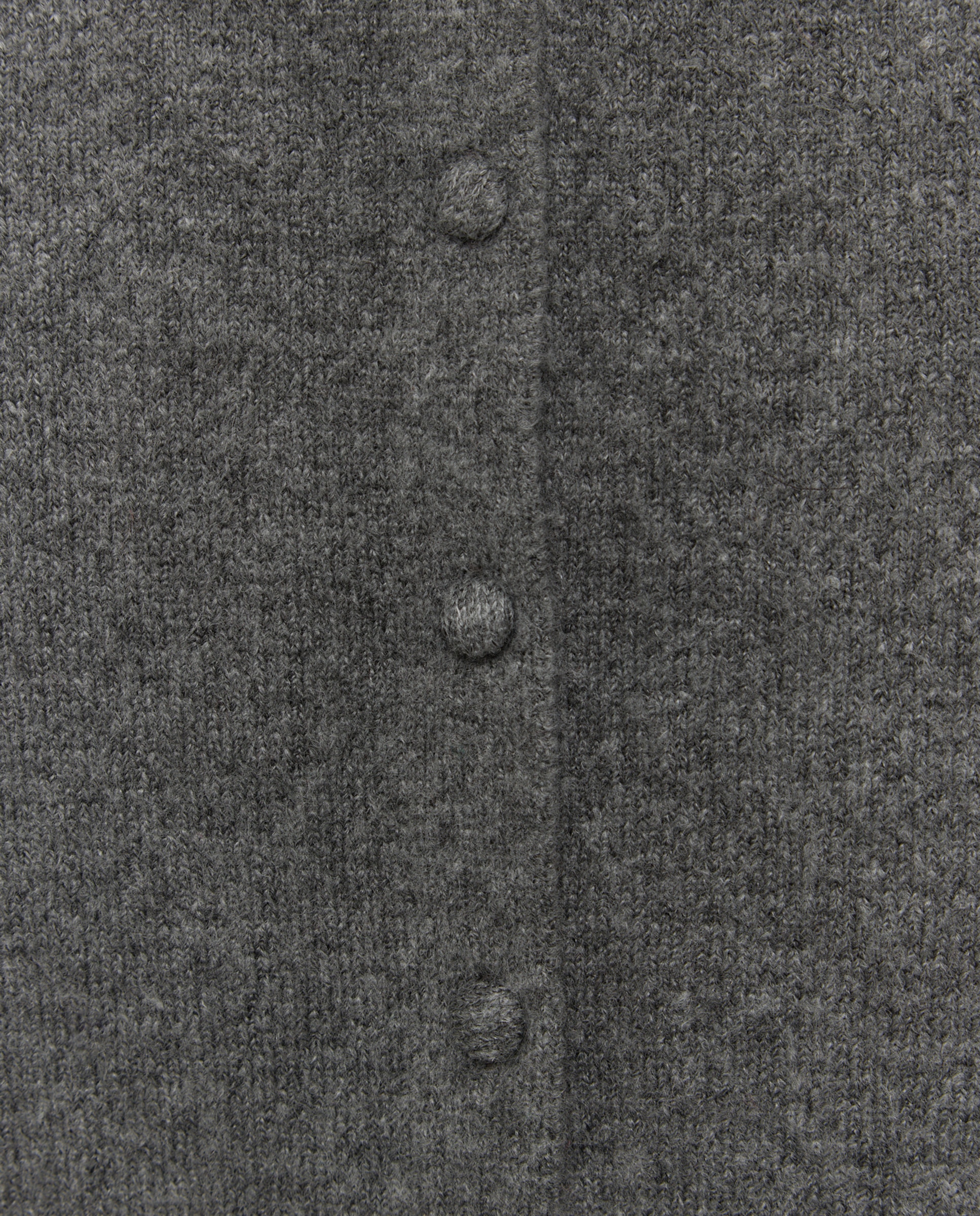 Chaqueta de punto con botón forrado de mujer. - Easy Wear - 820 Gris medio 820 Gris medio-2