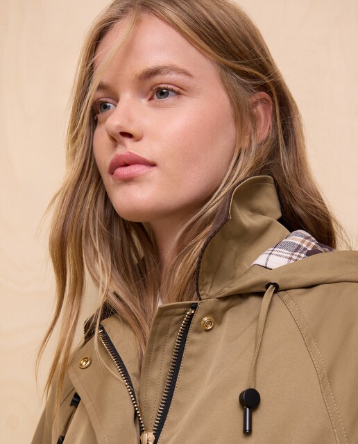 Imagen 0 de Parka de mujer sarga de cuello pana