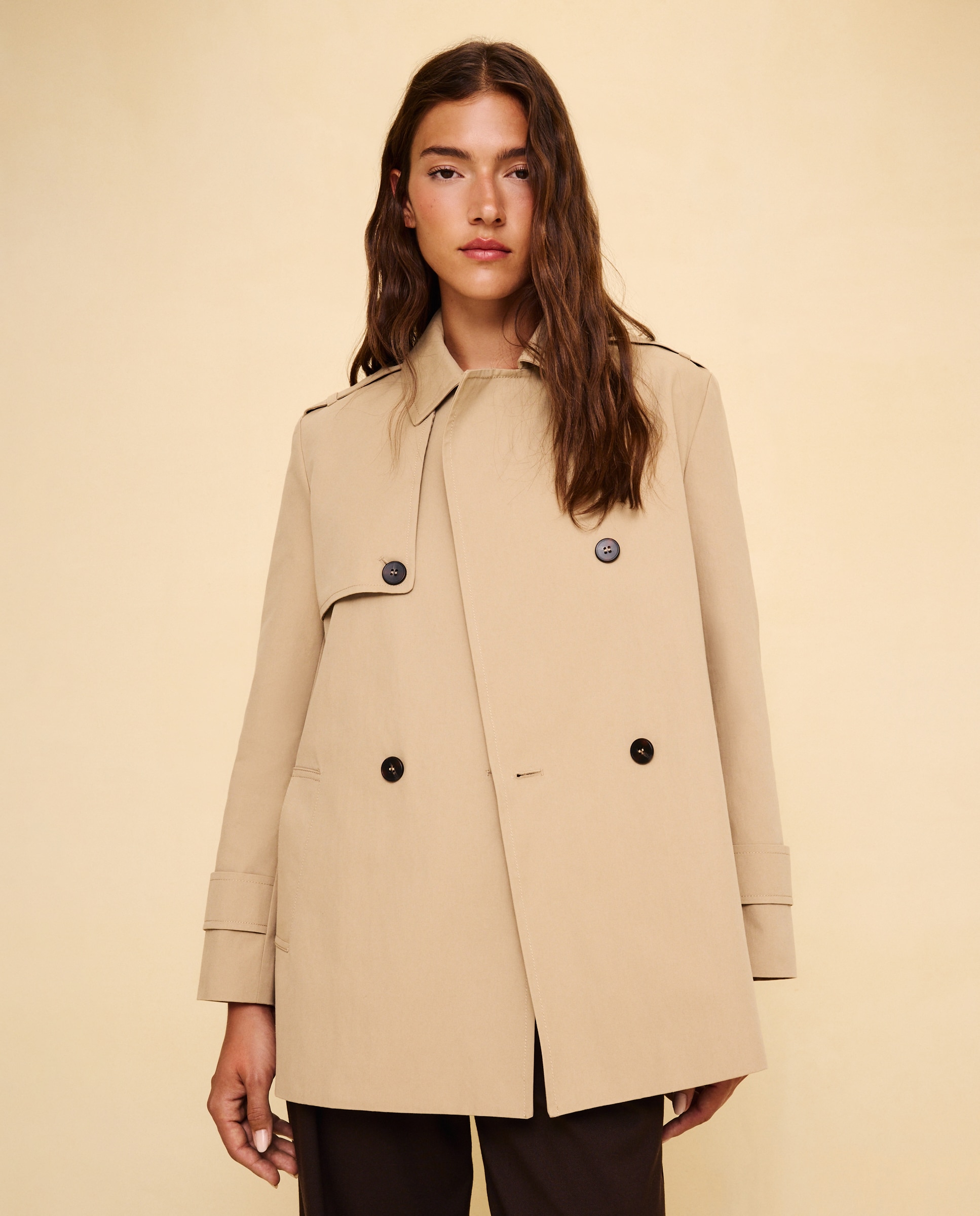 Gabardina de mujer - Easy Wear - Beige Beige-2