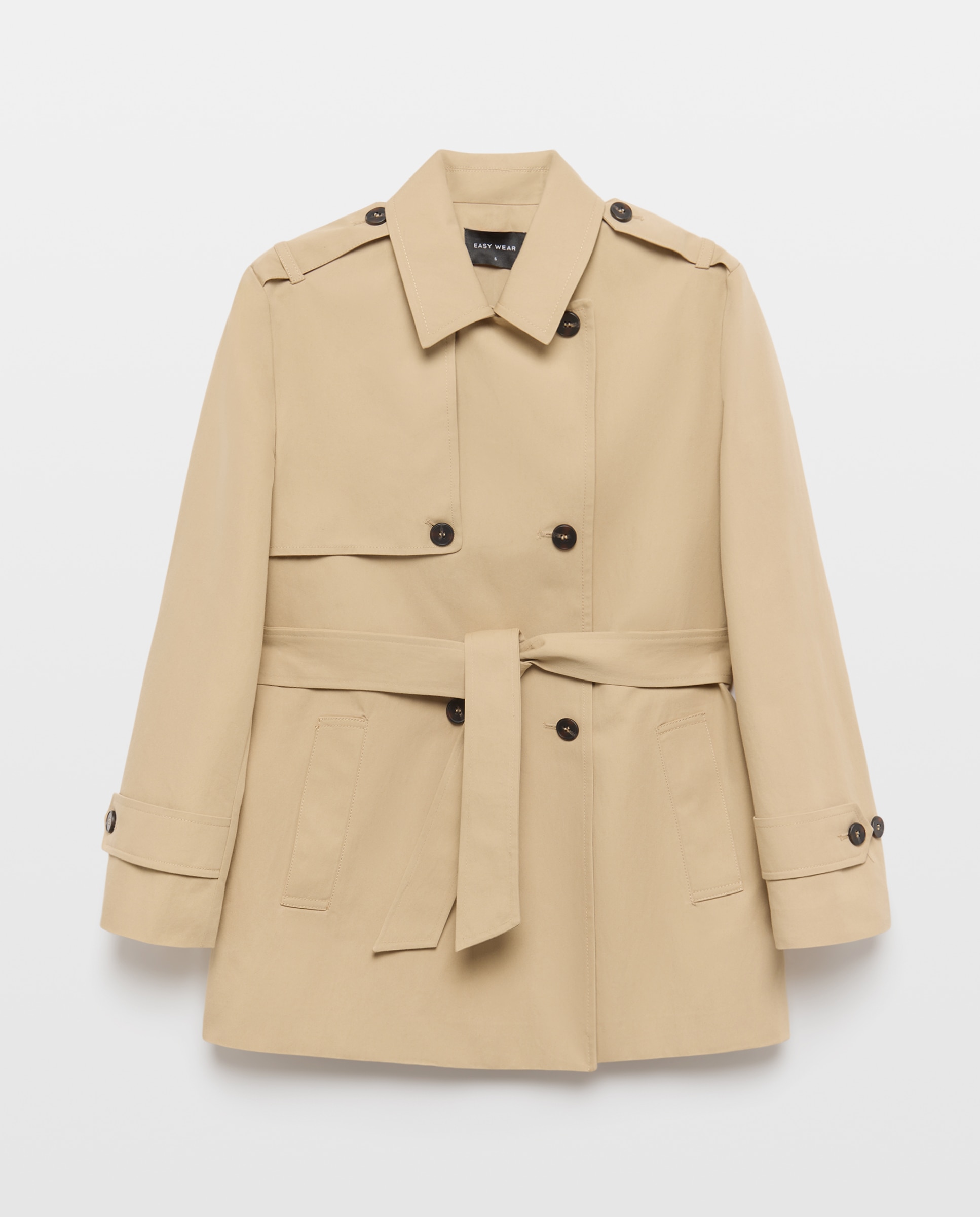 Gabardina de mujer - Easy Wear - Beige Beige-4