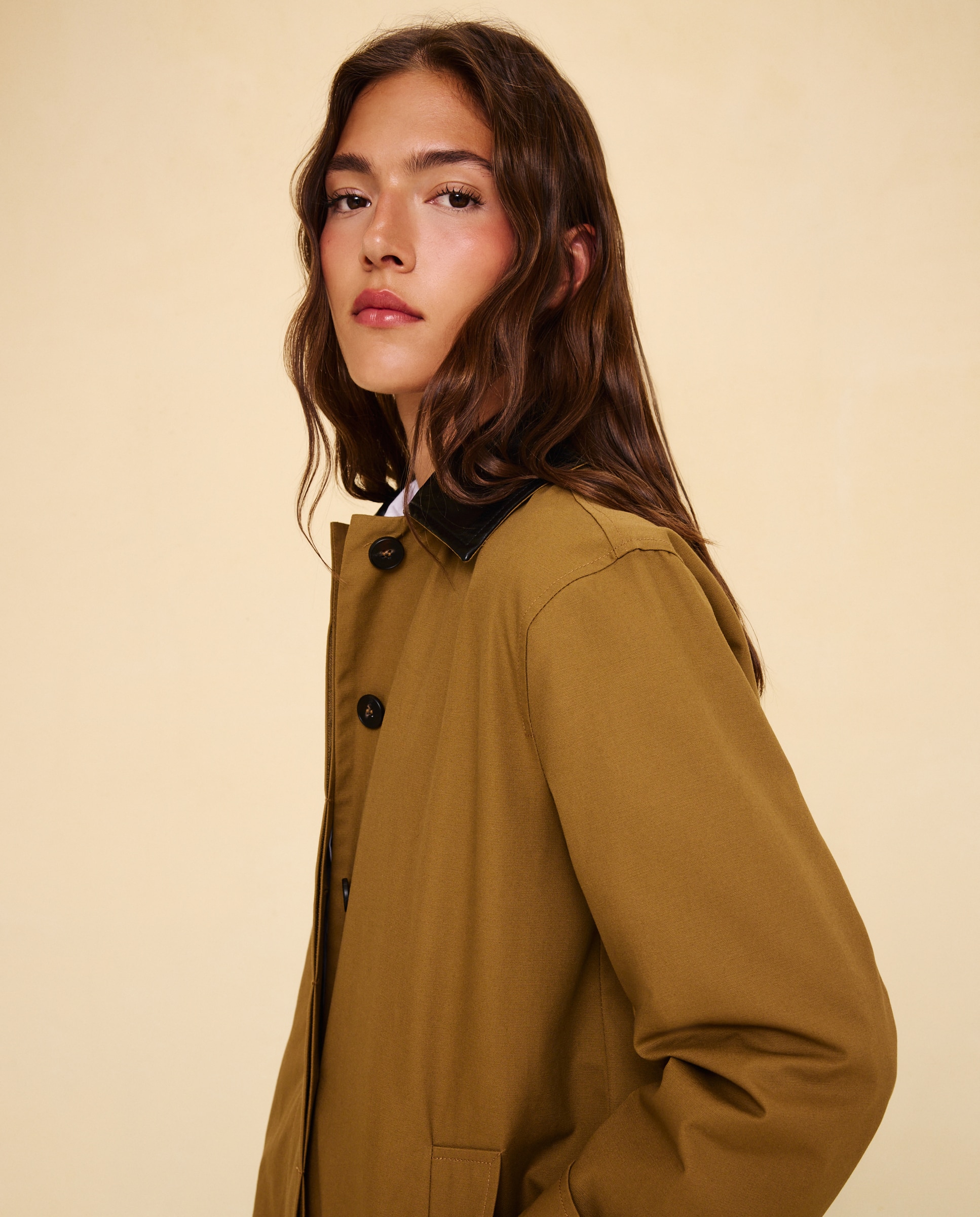 Gabardina de mujer larga - Easy Wear - Siena natural Siena natural-2