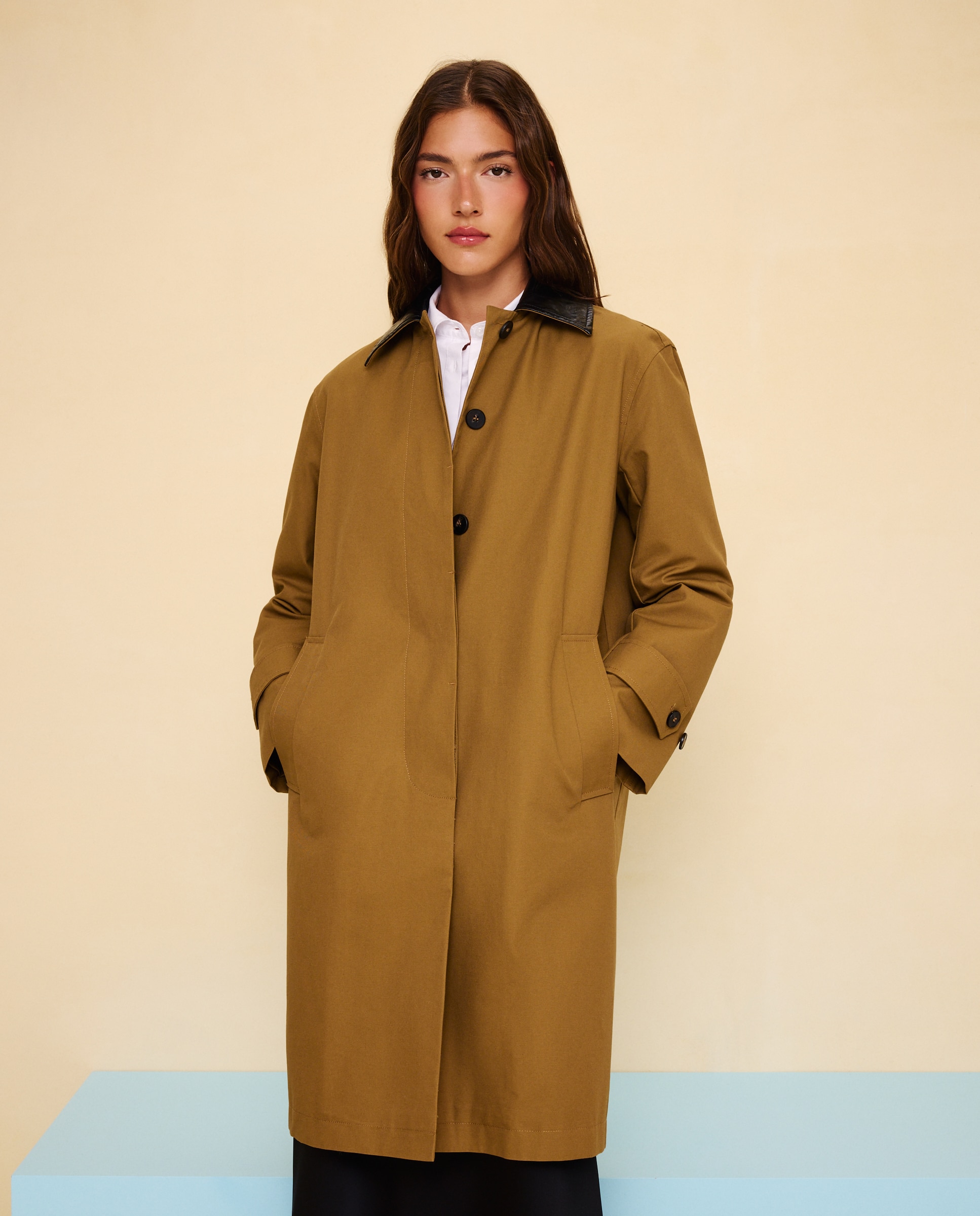 Gabardina de mujer larga - Easy Wear - Siena natural Siena natural-3