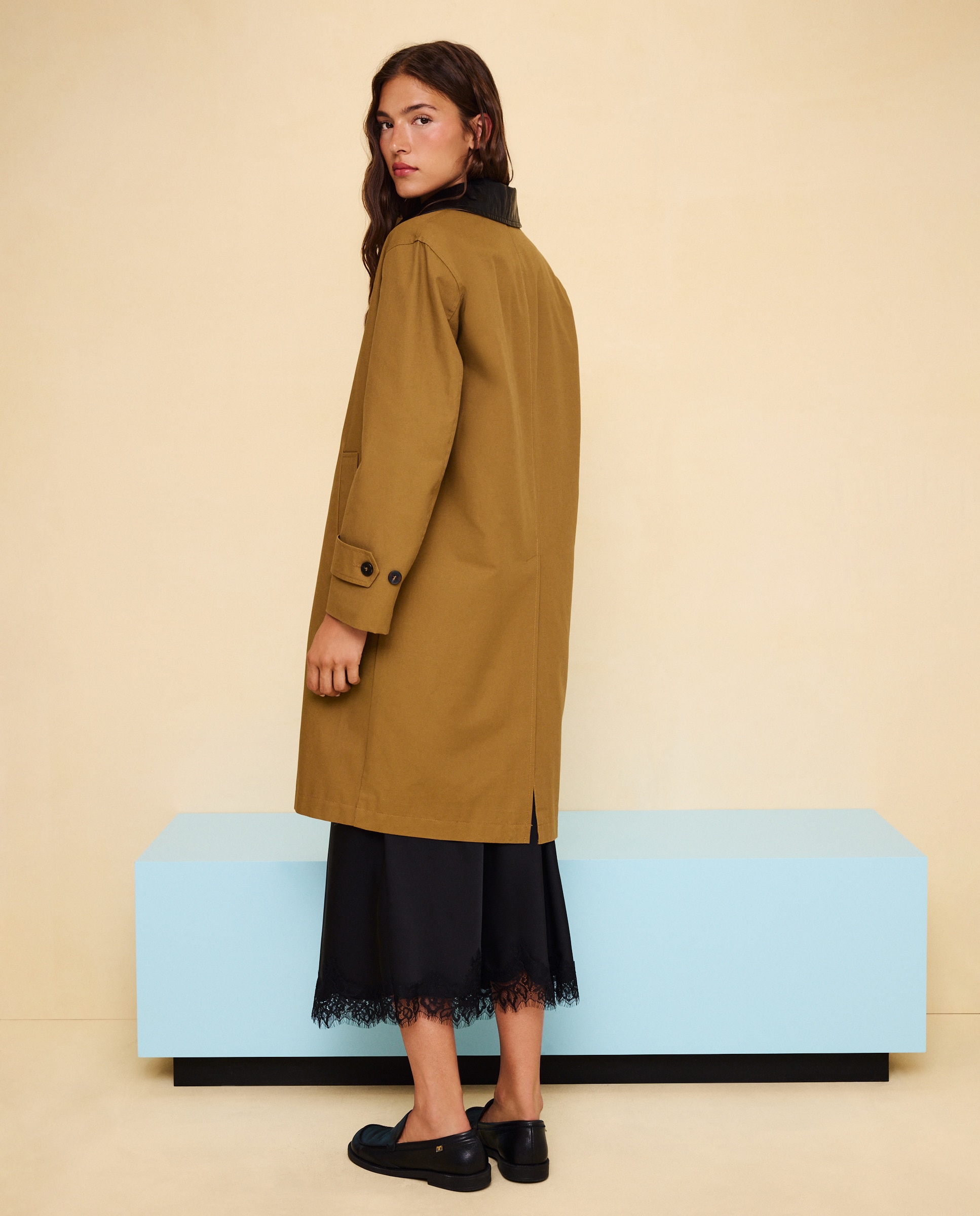 Gabardina de mujer larga - Easy Wear - Siena natural Siena natural-4