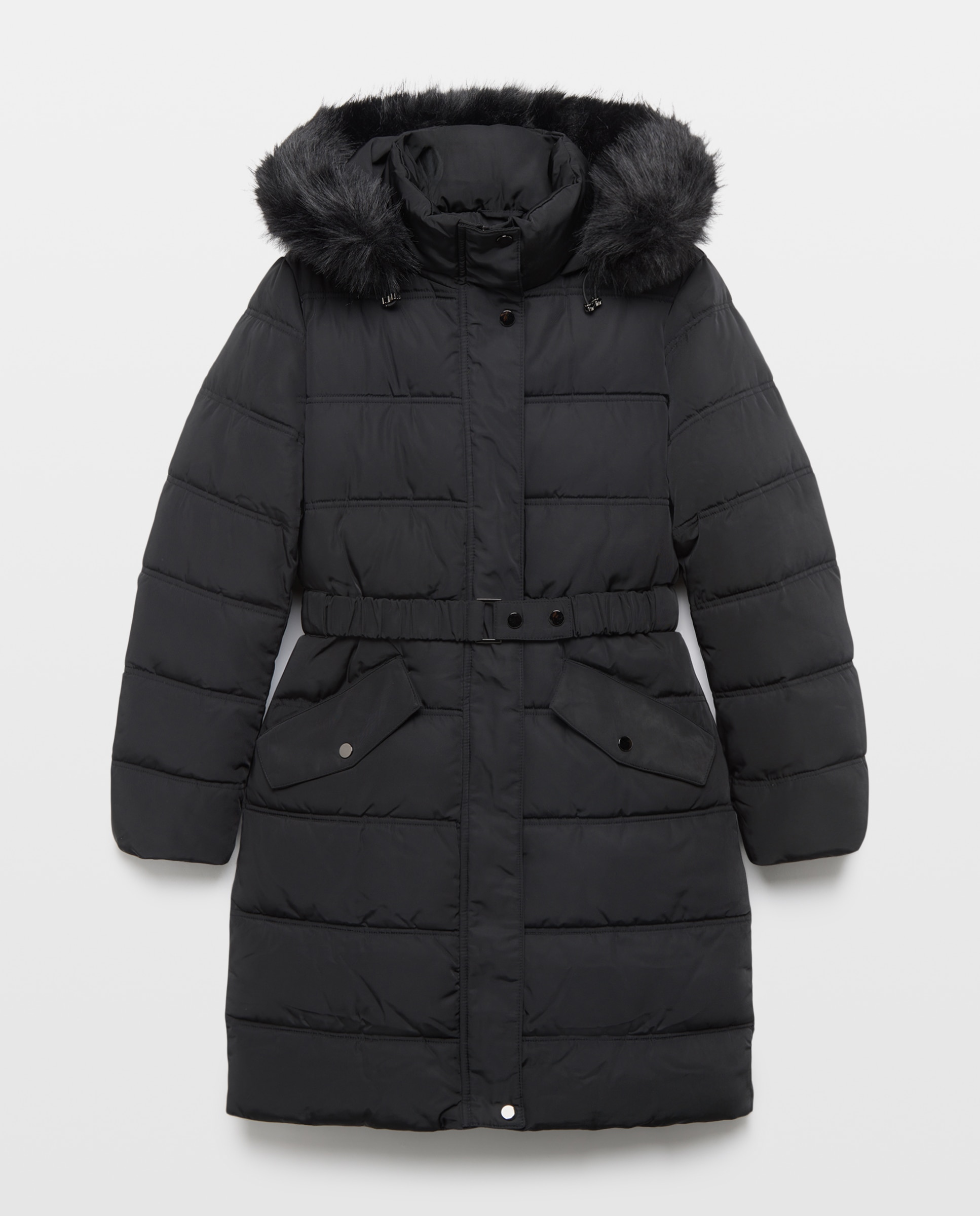 Imagen 4 de Acolchado de mujer con cinturon - Easy Wear - Negro Negro