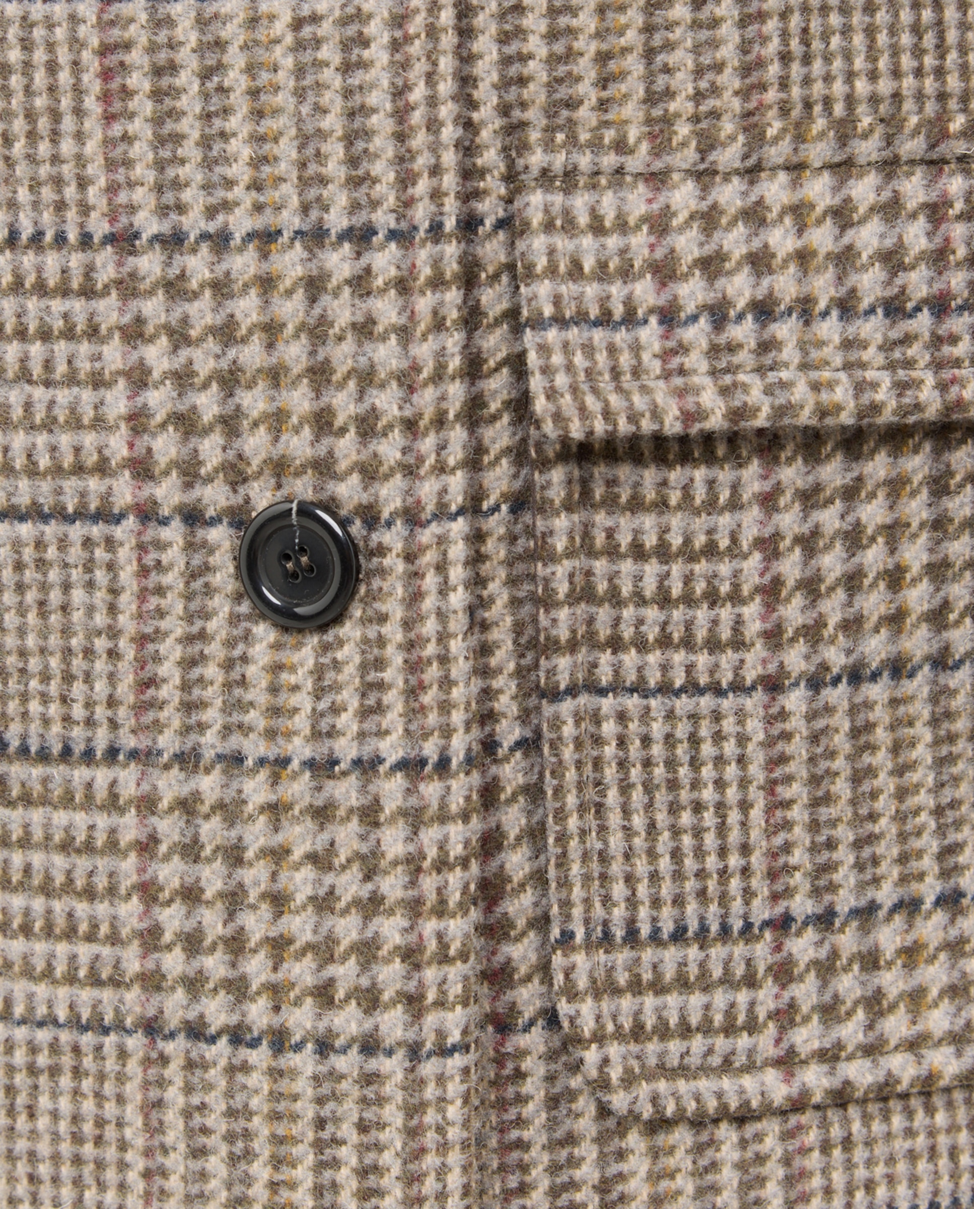 Chaquetón de mujer con lana y cuello subido - Easy Wear - Marrón Marrón-6