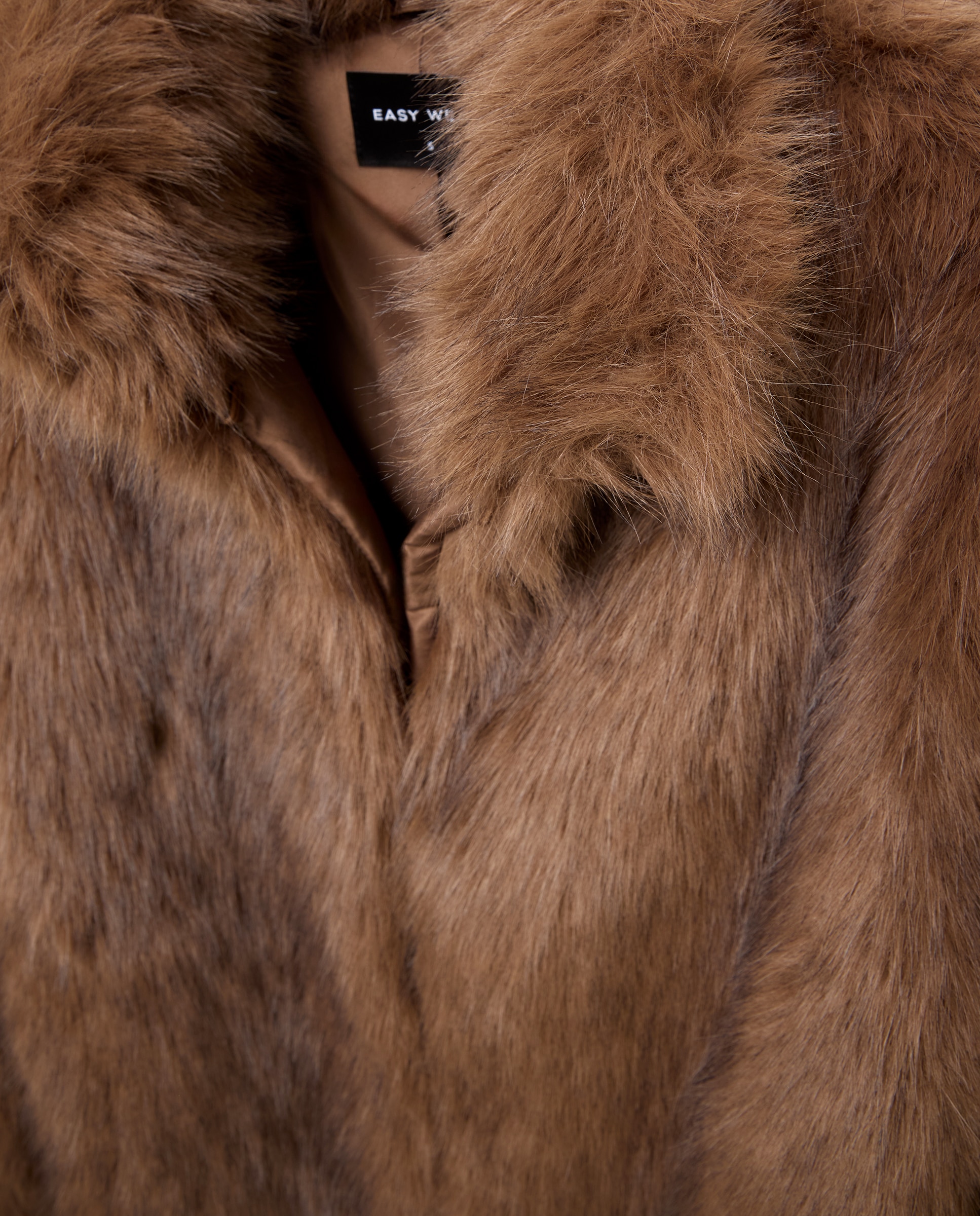 Imagen 6 de Abrigo de mujer efecto pelo - Easy Wear - 730 Camel 730 Camel
