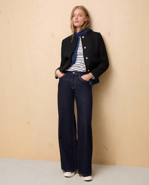 Imagen 0 de Chaqueta tweed de mujer tejida