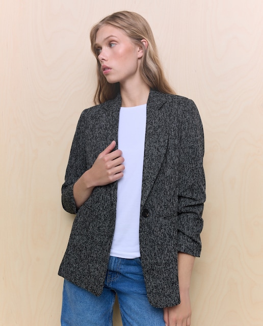 Imagen 0 de Blazer de mujer de manga larga abullonada