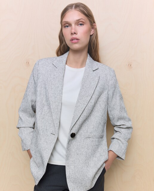 Imagen 0 de Blazer de mujer de manga larga abullonada