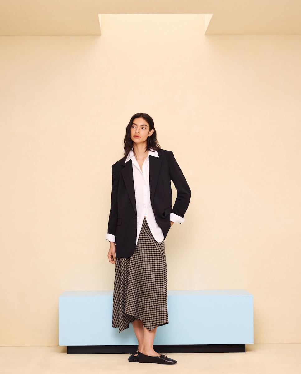 Imagen 0 de Blazer de mujer 1 botón Blanco