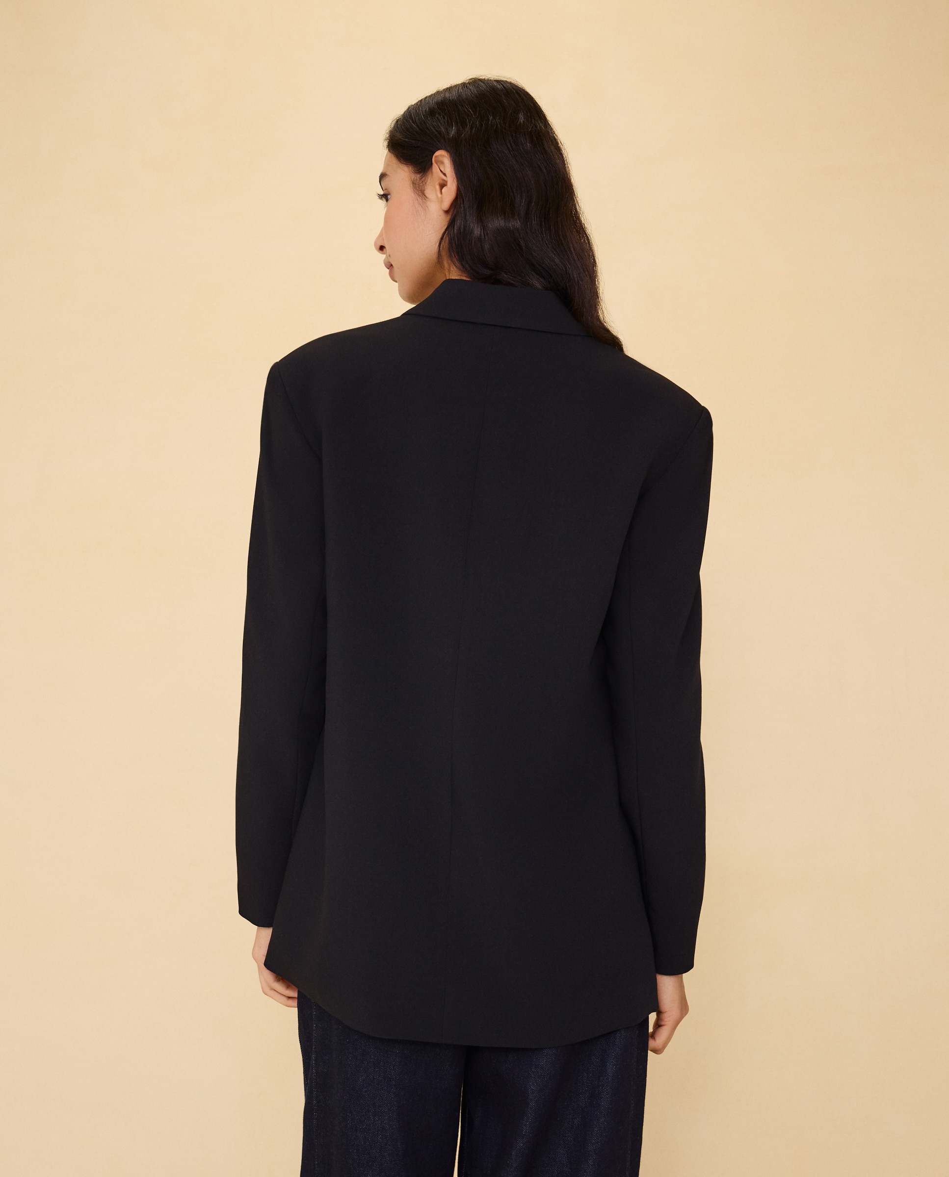 Imagen 3 de Blazer de mujer cruzada 2 botones - Easy Wear - Negro Negro