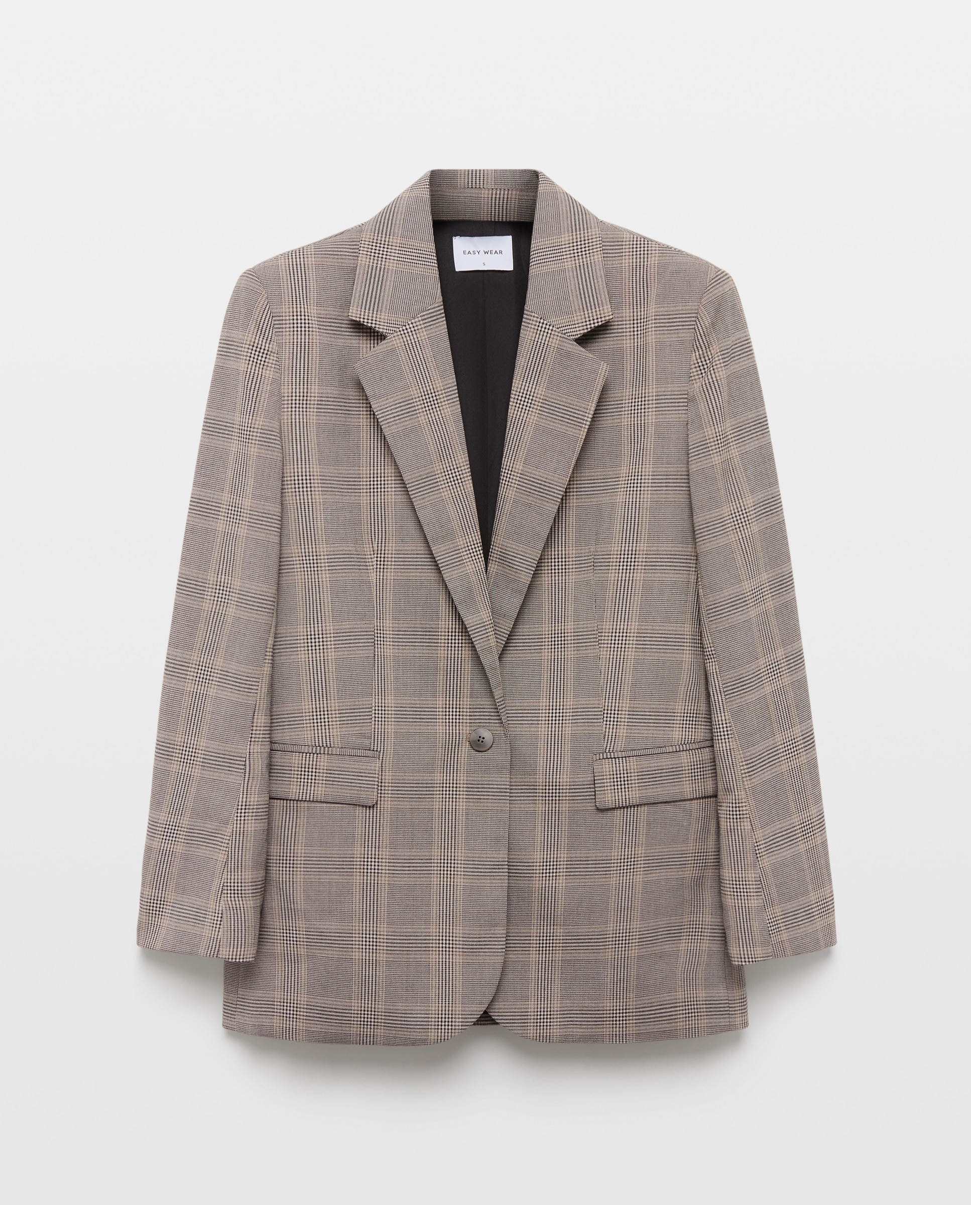 Blazer com 1 Botão Branco-4