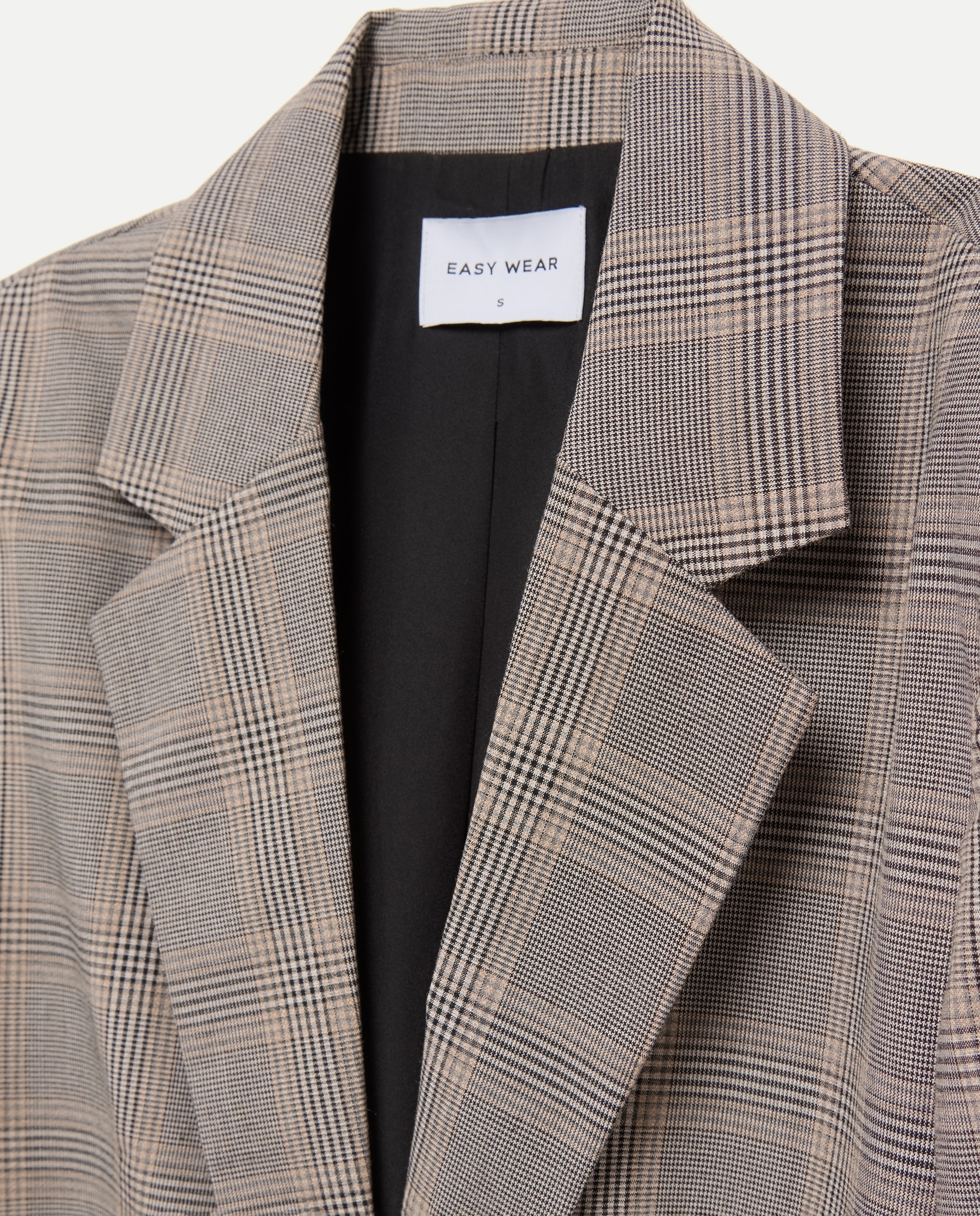 Blazer com 1 Botão Branco-5