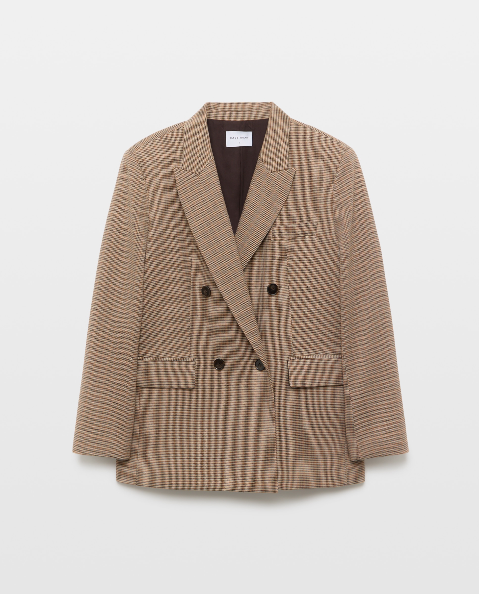 Imagen 4 de Blazer de mujer cruzada cuadros - Easy Wear - 820 Gris medio 820 Gris medio