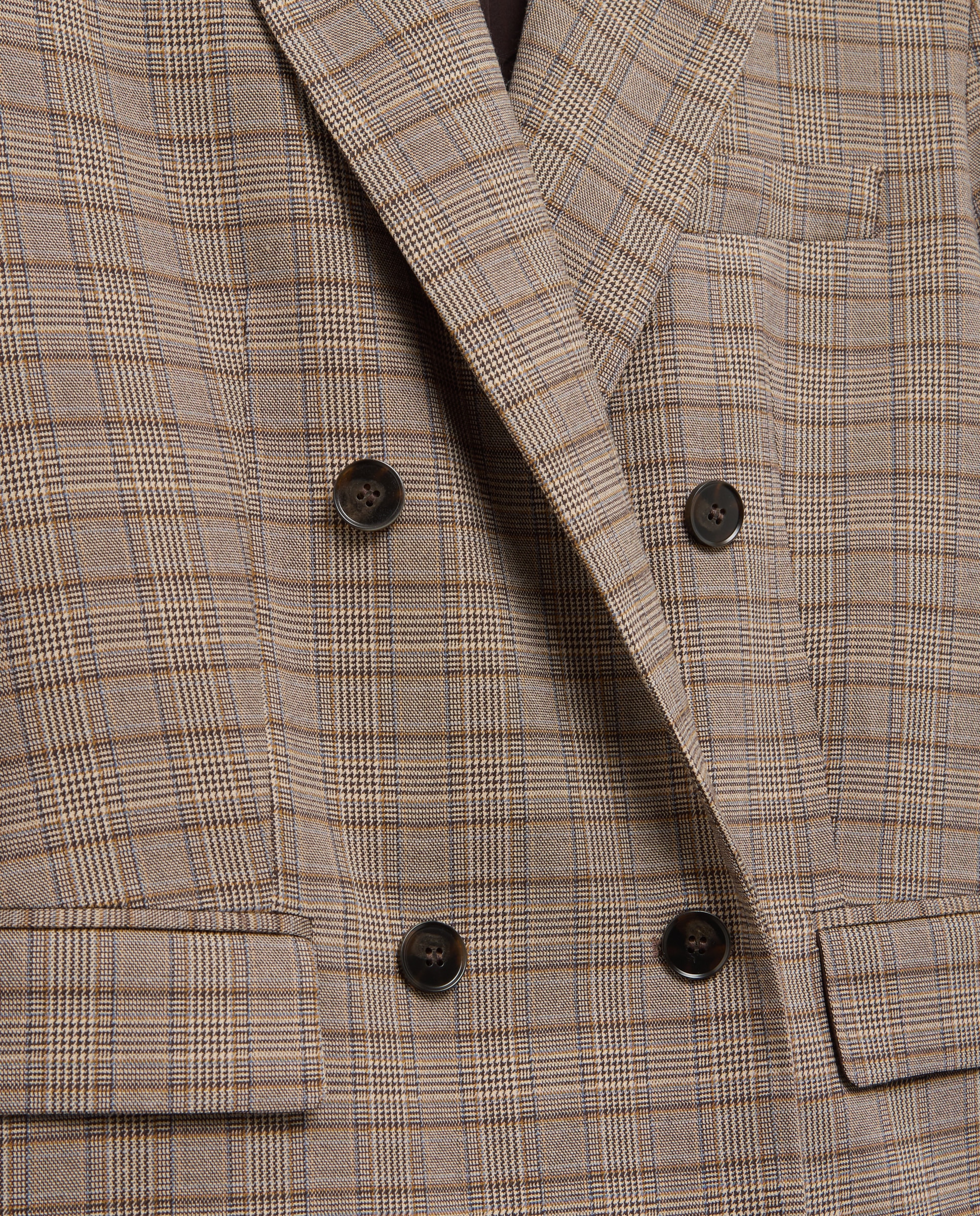 Imagen 5 de Blazer de mujer cruzada cuadros - Easy Wear - Blanco Blanco
