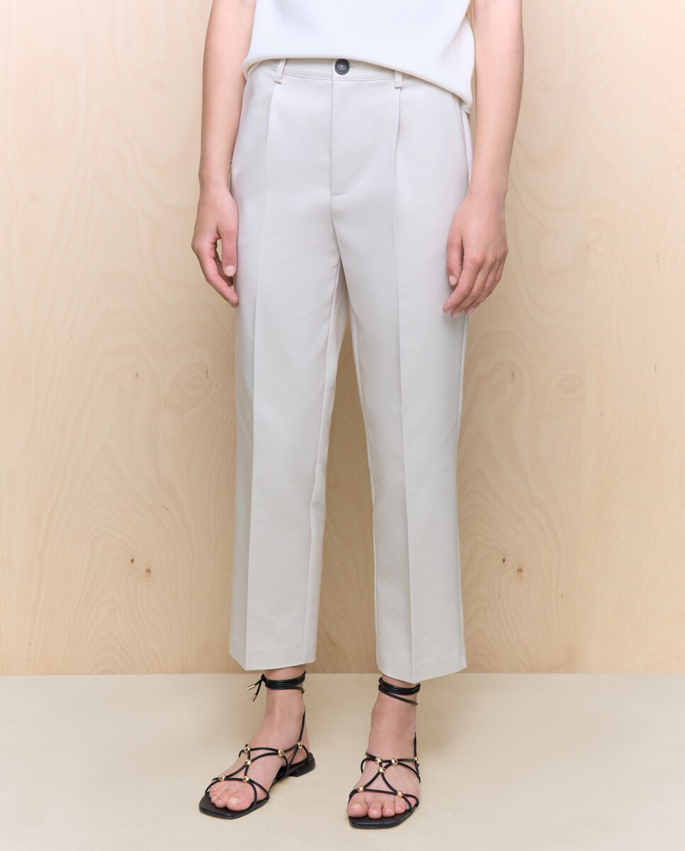 Calças chino de mulher 850 Pedra-2