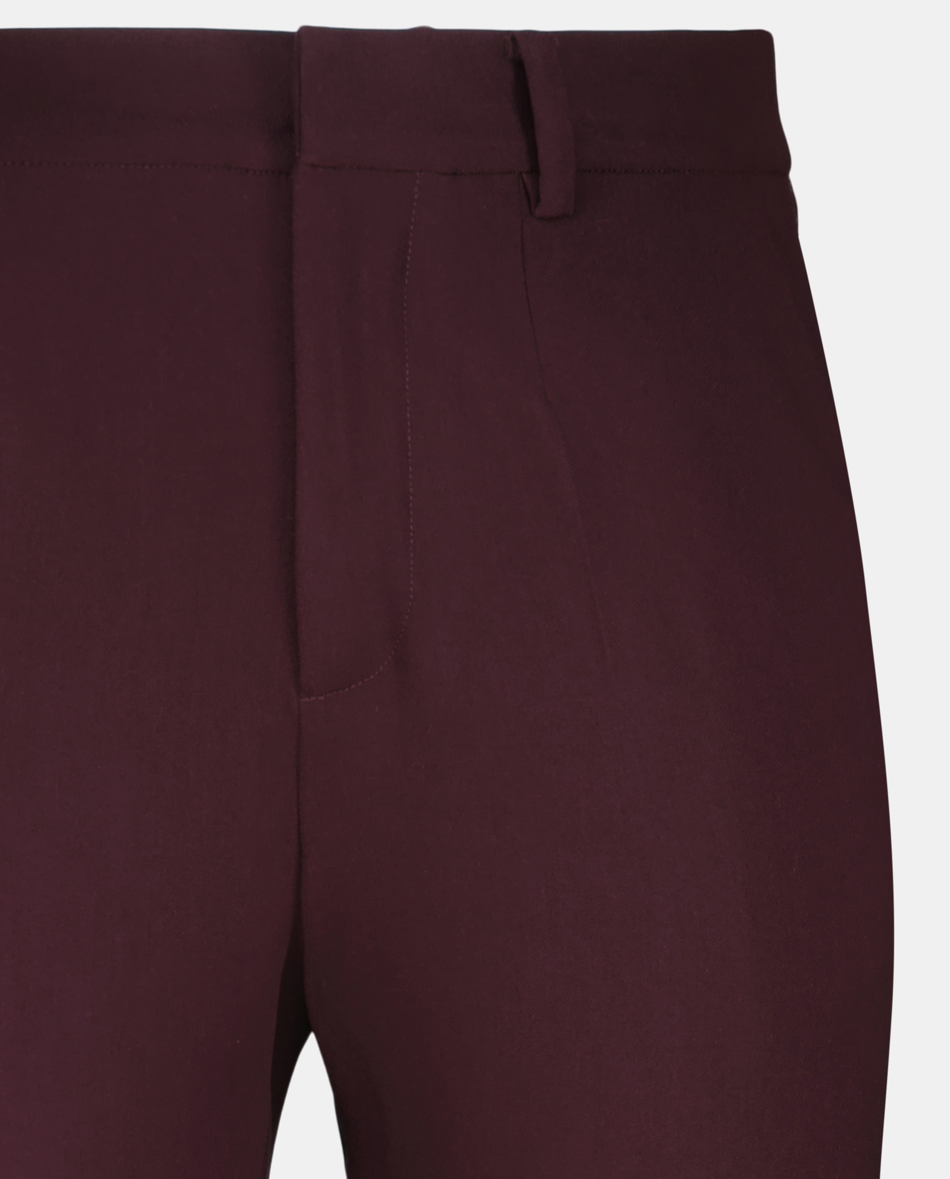 Calças Formais Lisas Bordeaux-5