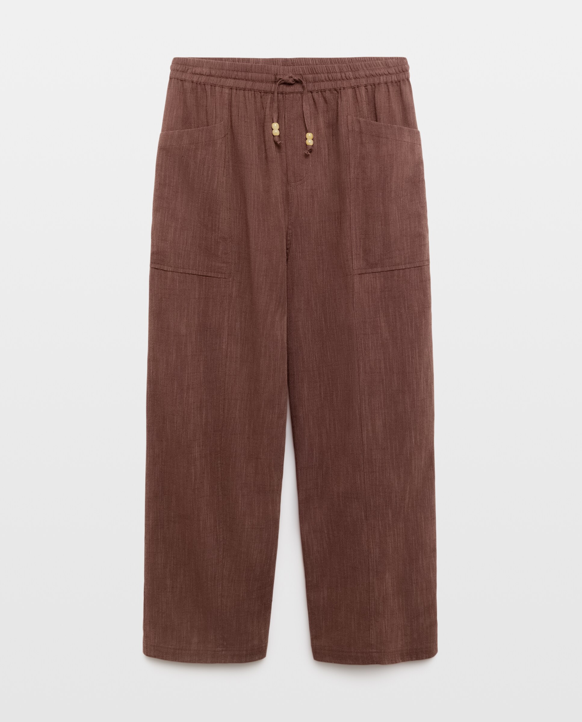 Easy Wear - Pantalón jogger crop de mujer con cintura ajustable.