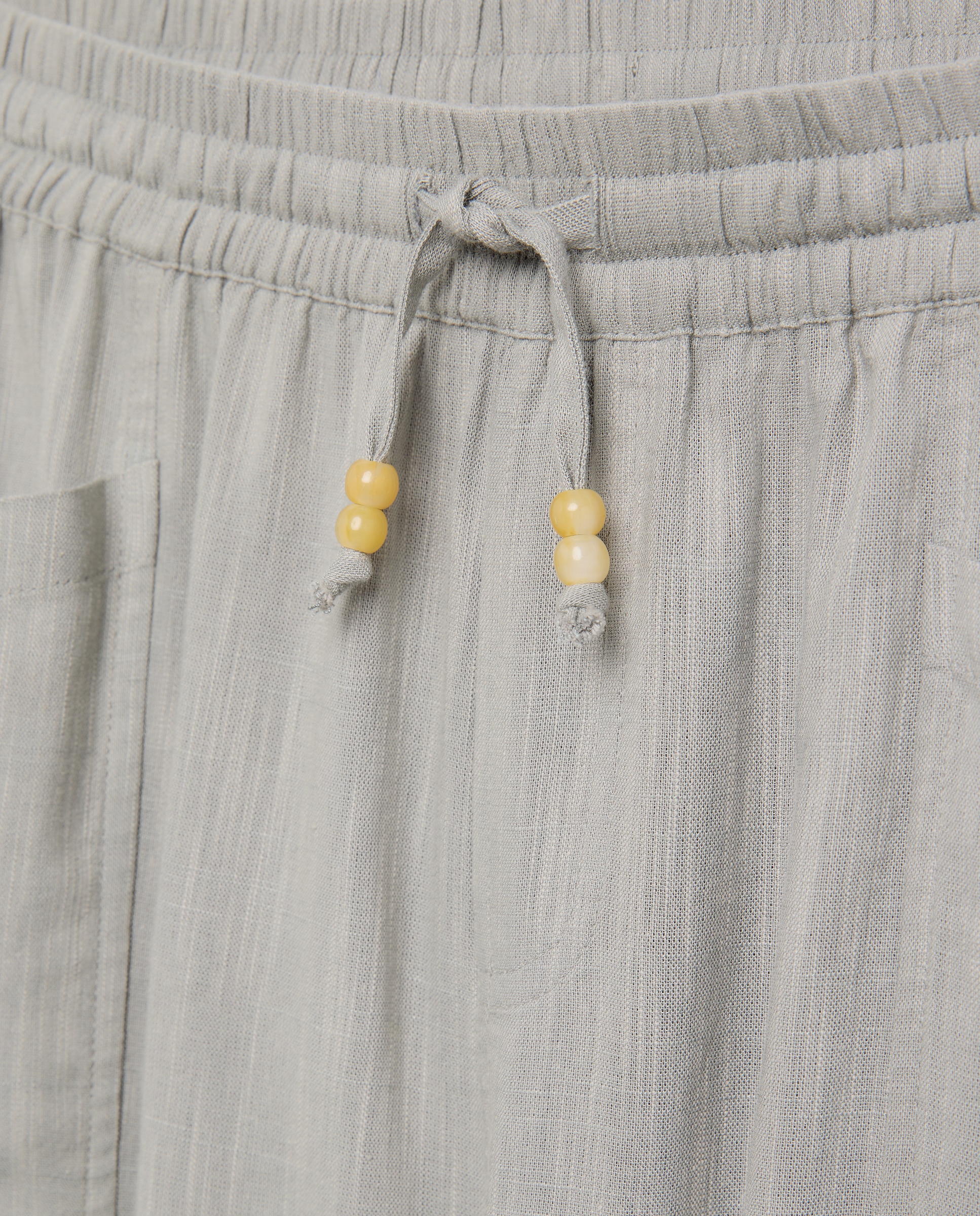 Pantalón jogger crop de mujer con cintura ajustable - Easy Wear - Verde Salvia Verde Salvia-5