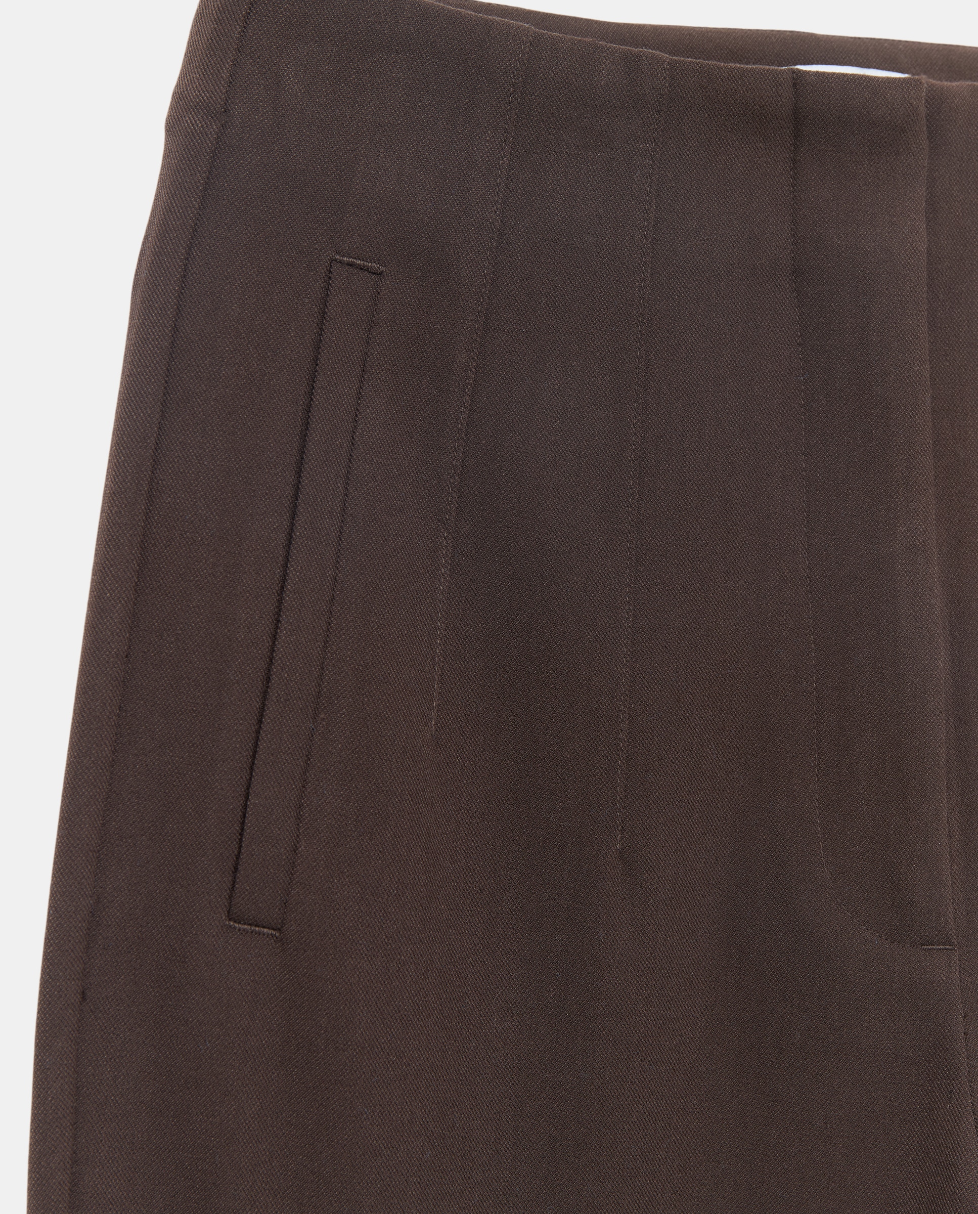 Pantalón de mujer tiro alto - Easy Wear - Marrón Marrón-5