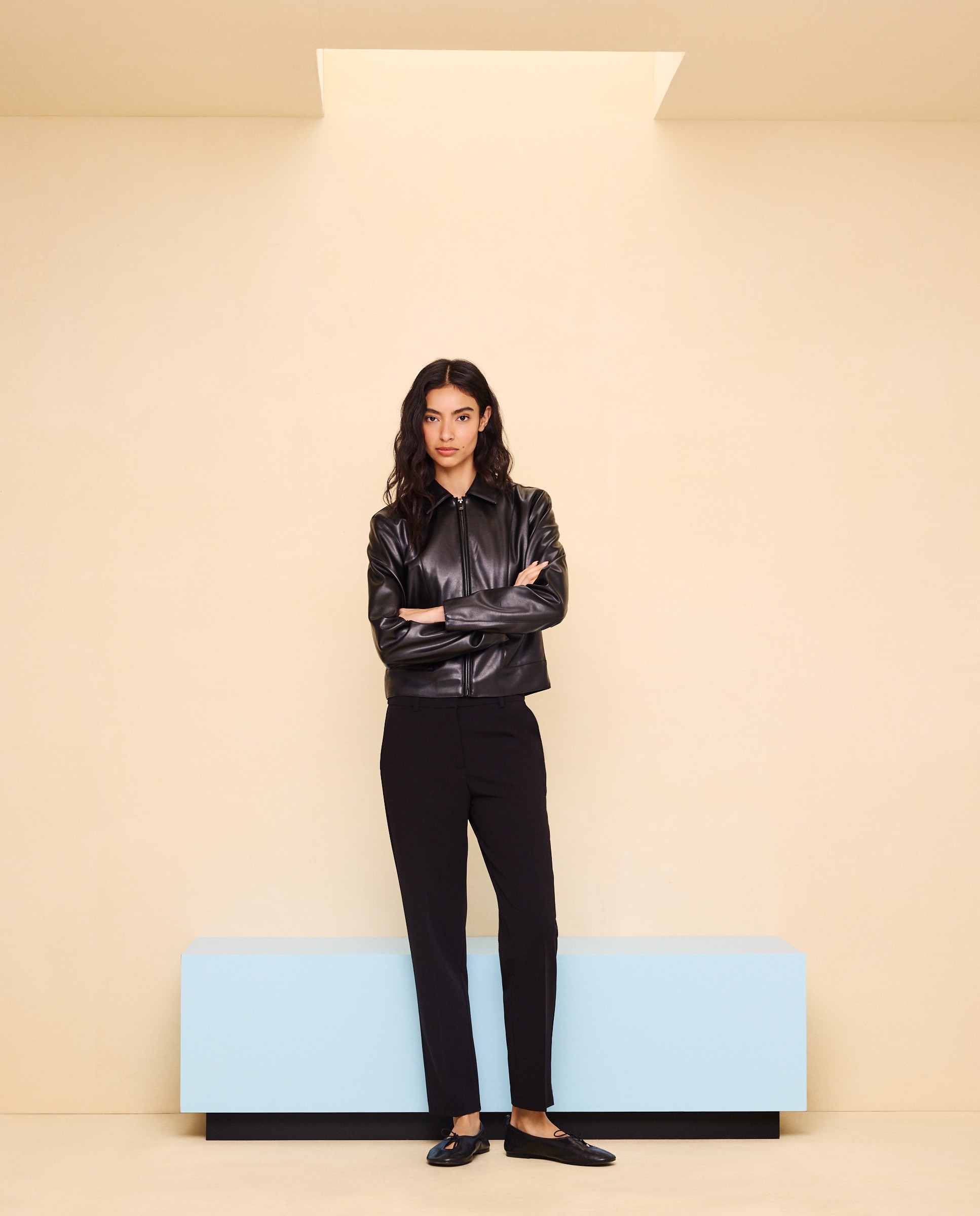 Pantalón de mujer tobillero - Easy Wear - Negro Negro-1