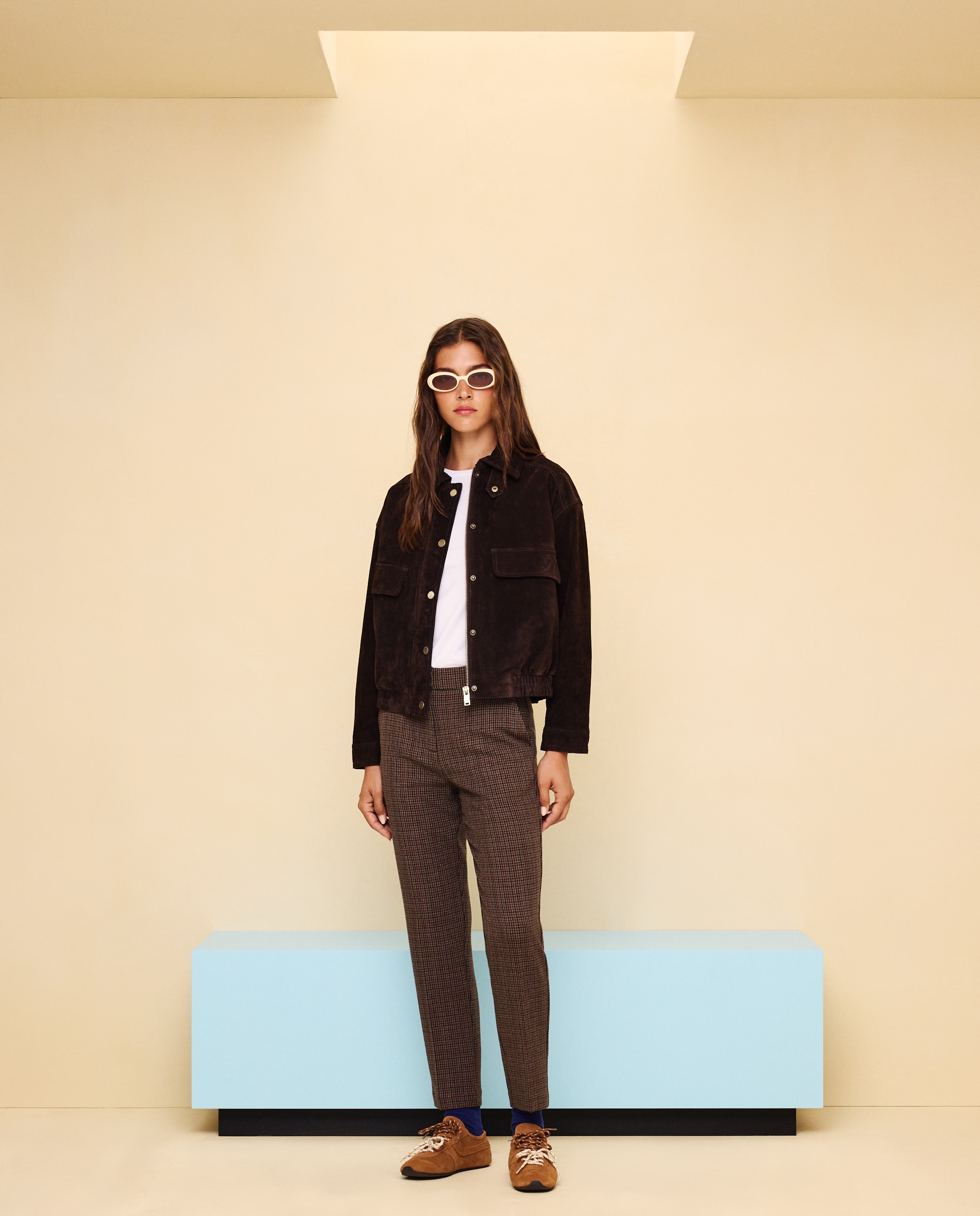 Pantalón de mujer tobillero - Easy Wear - Camel Camel-1