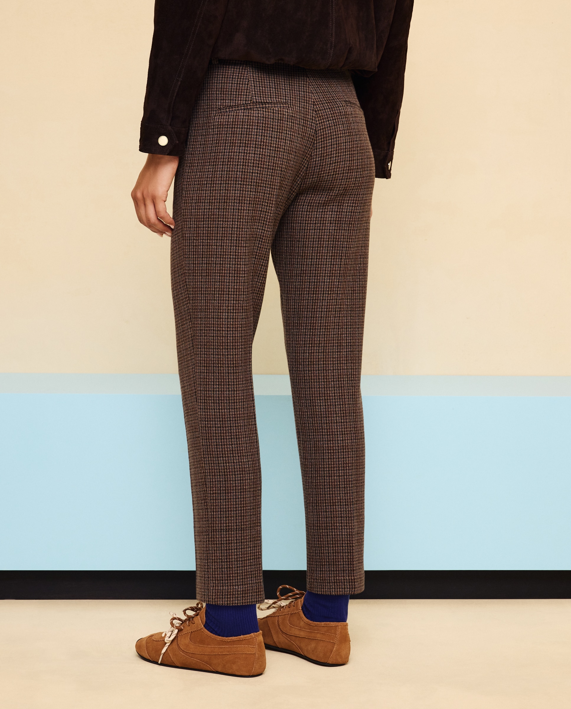 Pantalón de mujer tobillero - Easy Wear - Camel Camel-3