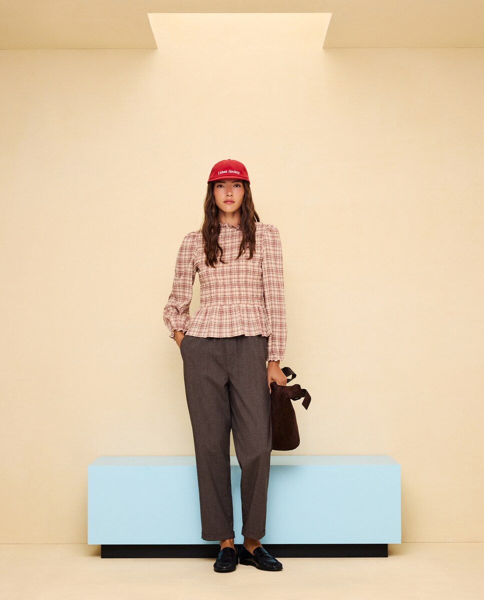 Imagen 0 de Pantalón de mujer jogger Marrón