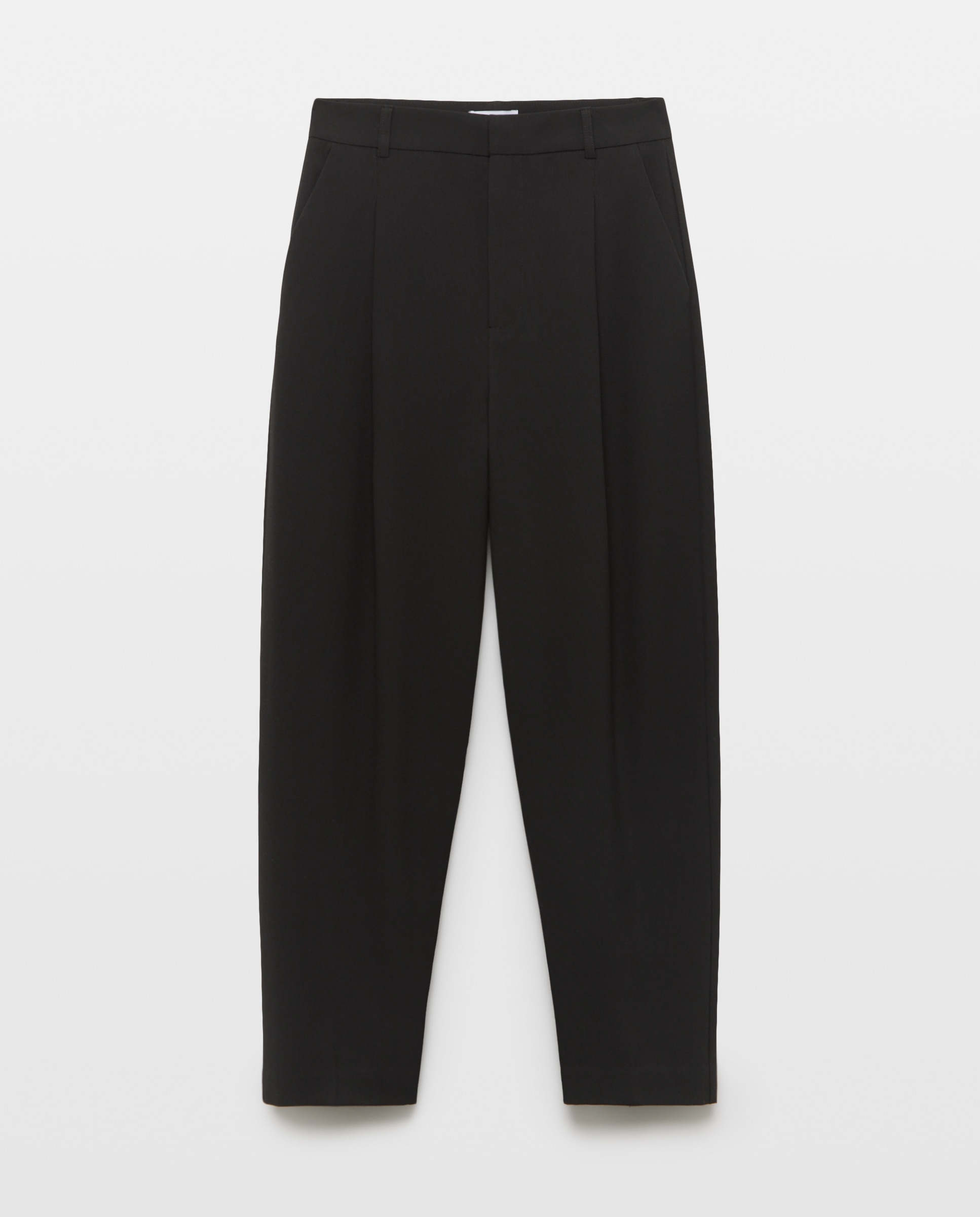 Pantalón de mujer pinzas cinturón - Easy Wear - Negro Negro-4