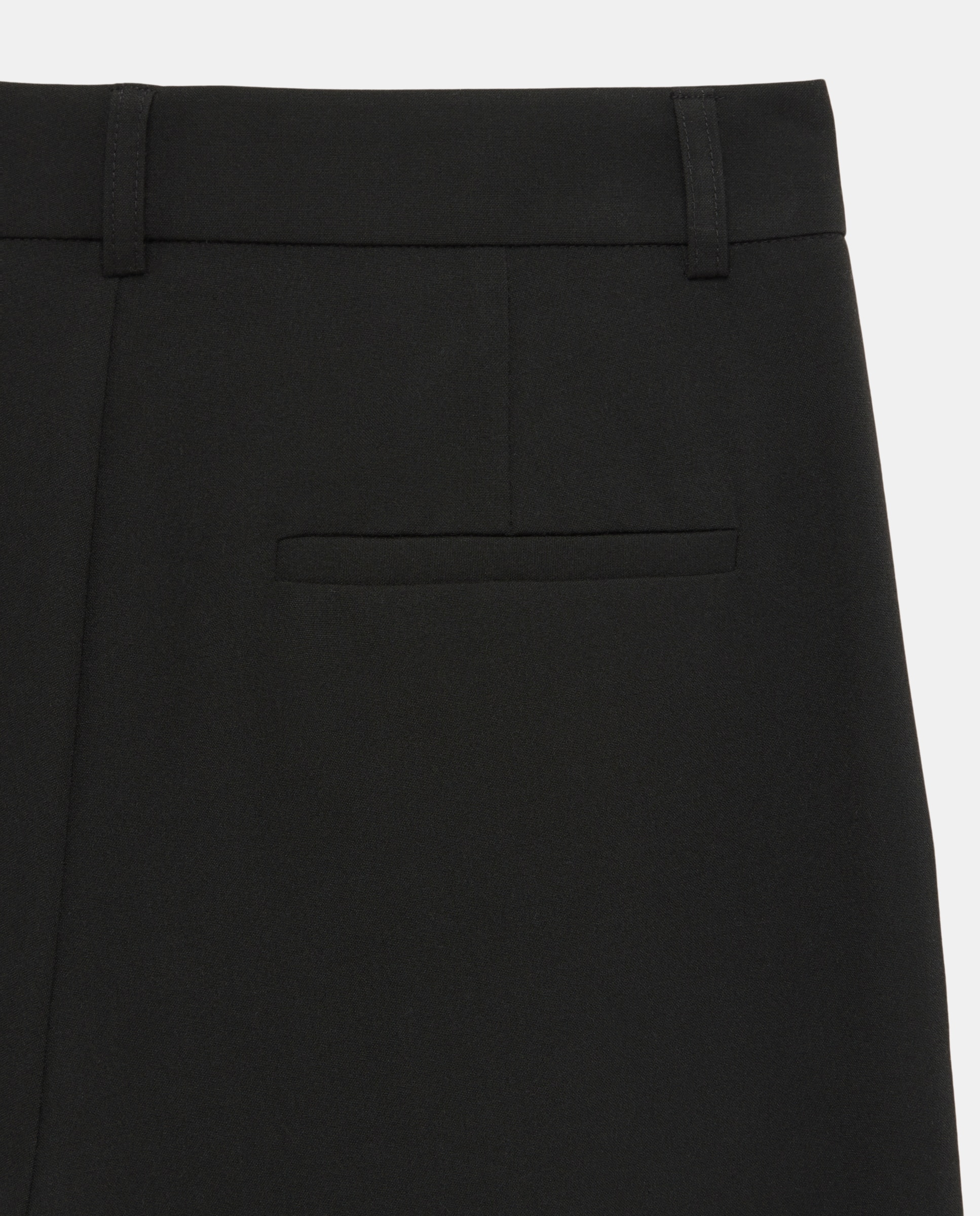 Pantalón de mujer pinzas cinturón - Easy Wear - Negro Negro-5